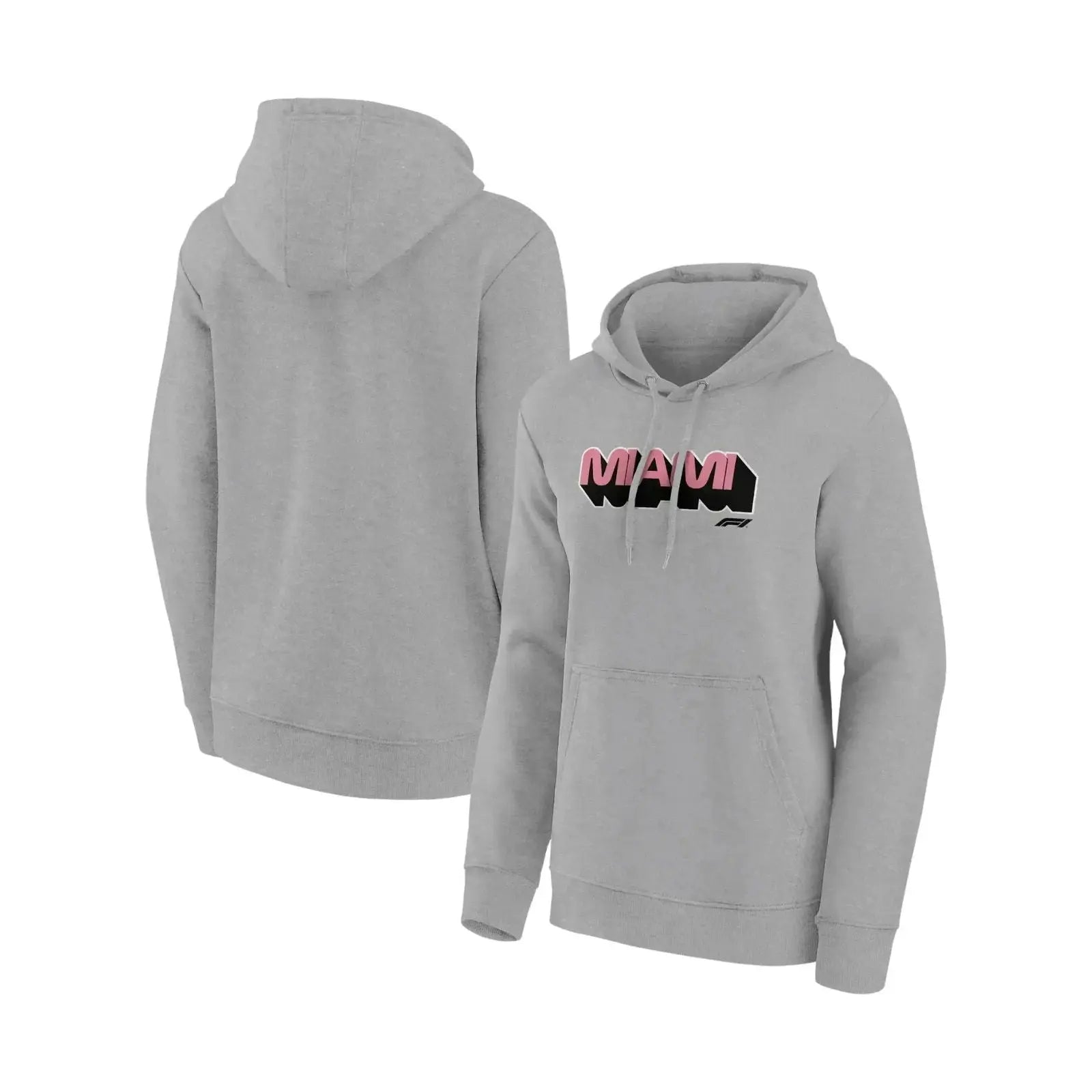 Formula 1 Miami Women's Crew Sweatshirt | Wordmark Graphic in Grey image 1