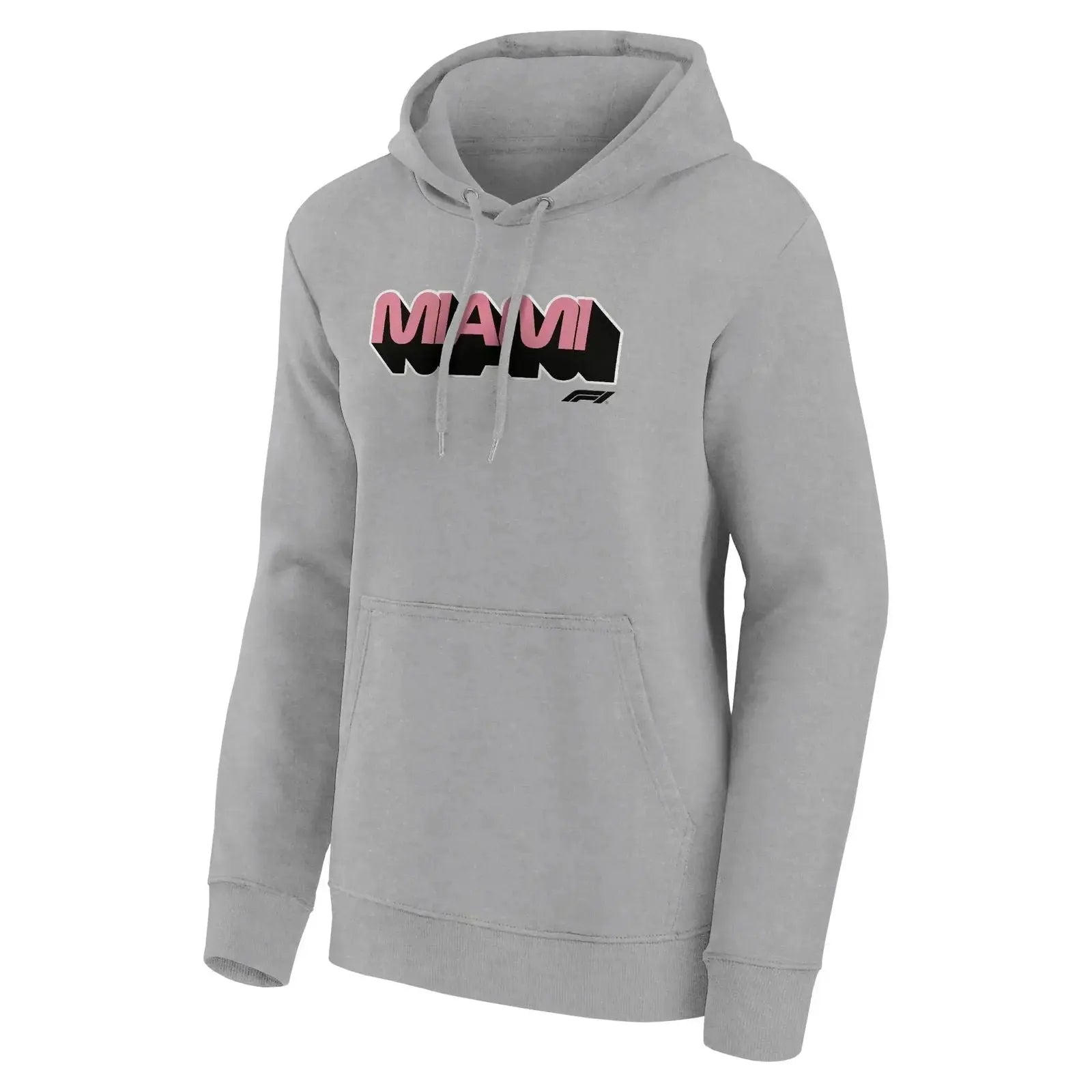 Formula 1 Miami Women's Crew Sweatshirt | Wordmark Graphic in Grey image 2