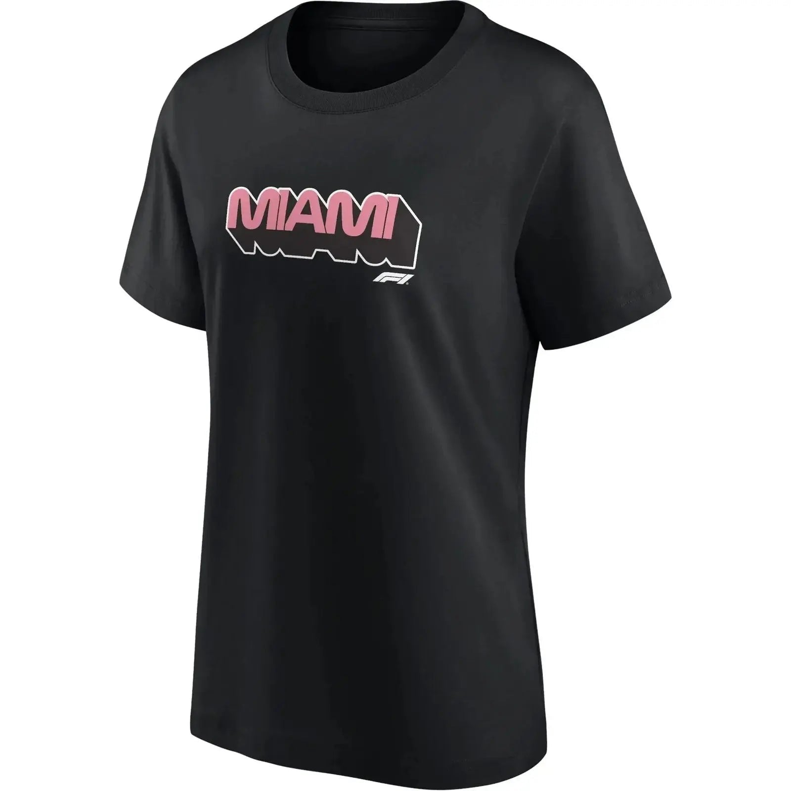 Formula 1 Miami Women's Black T-Shirt | Wordmark Graphic Tee image 2
