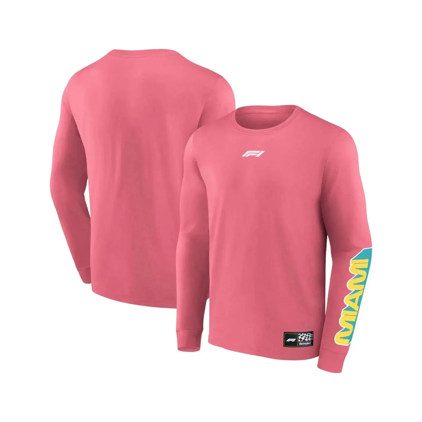 Formula 1 Miami Long Sleeve T-Shirt | Pink replica-inspired gear image 1