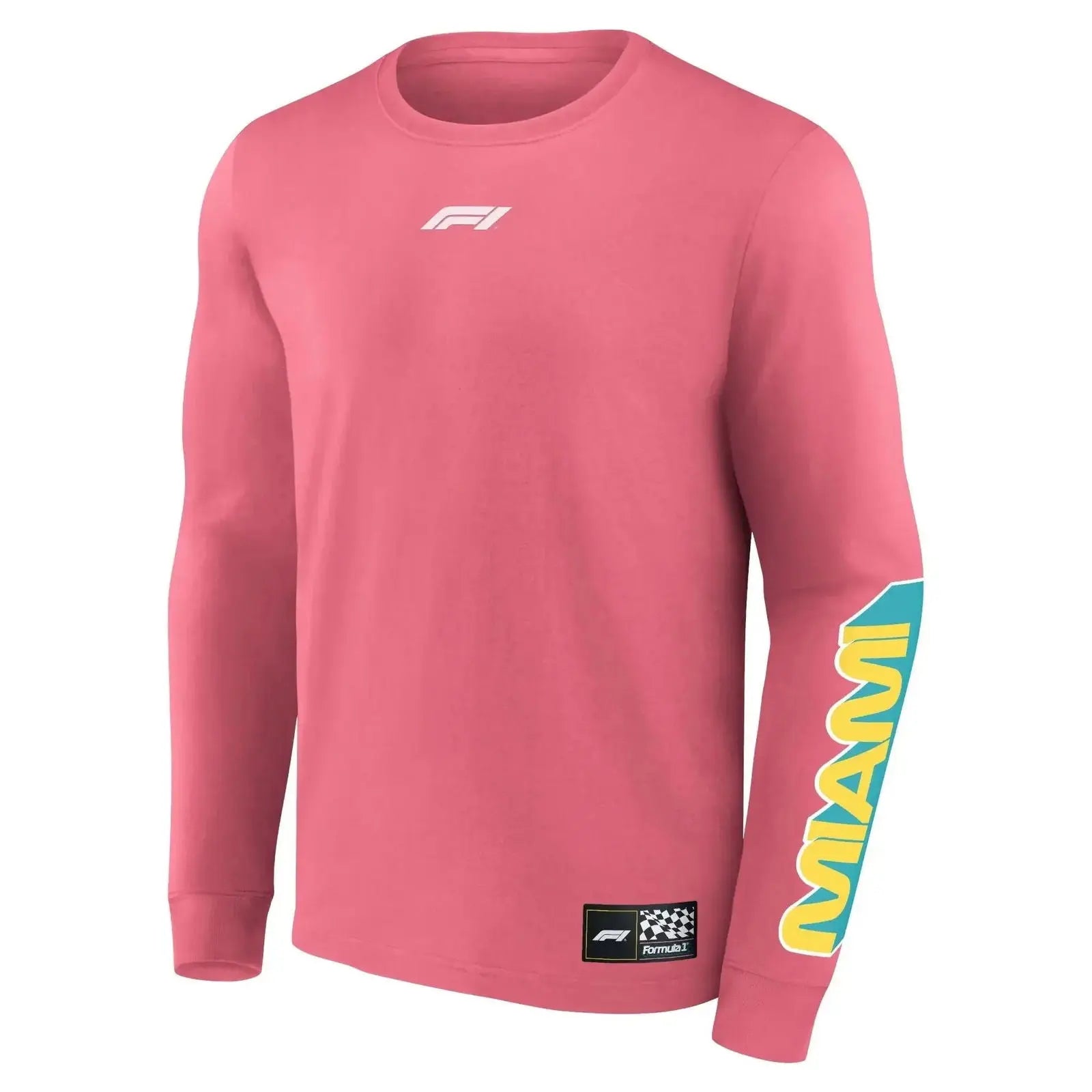 Formula 1 Miami Long Sleeve T-Shirt | Pink replica-inspired gear image 2