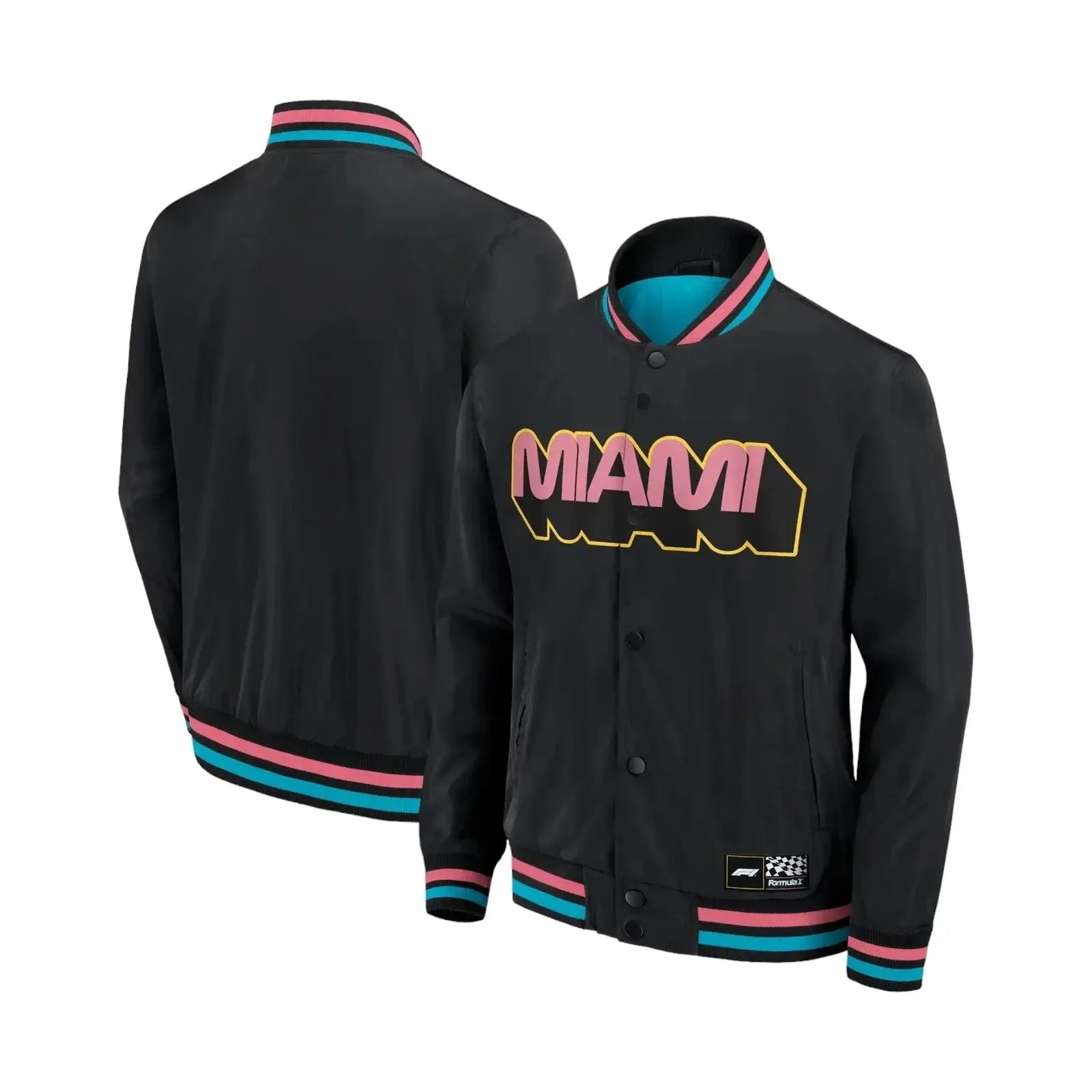 Formula 1 Miami Sateen Jacket | Stylish Lightweight F1 Outerwear image 1