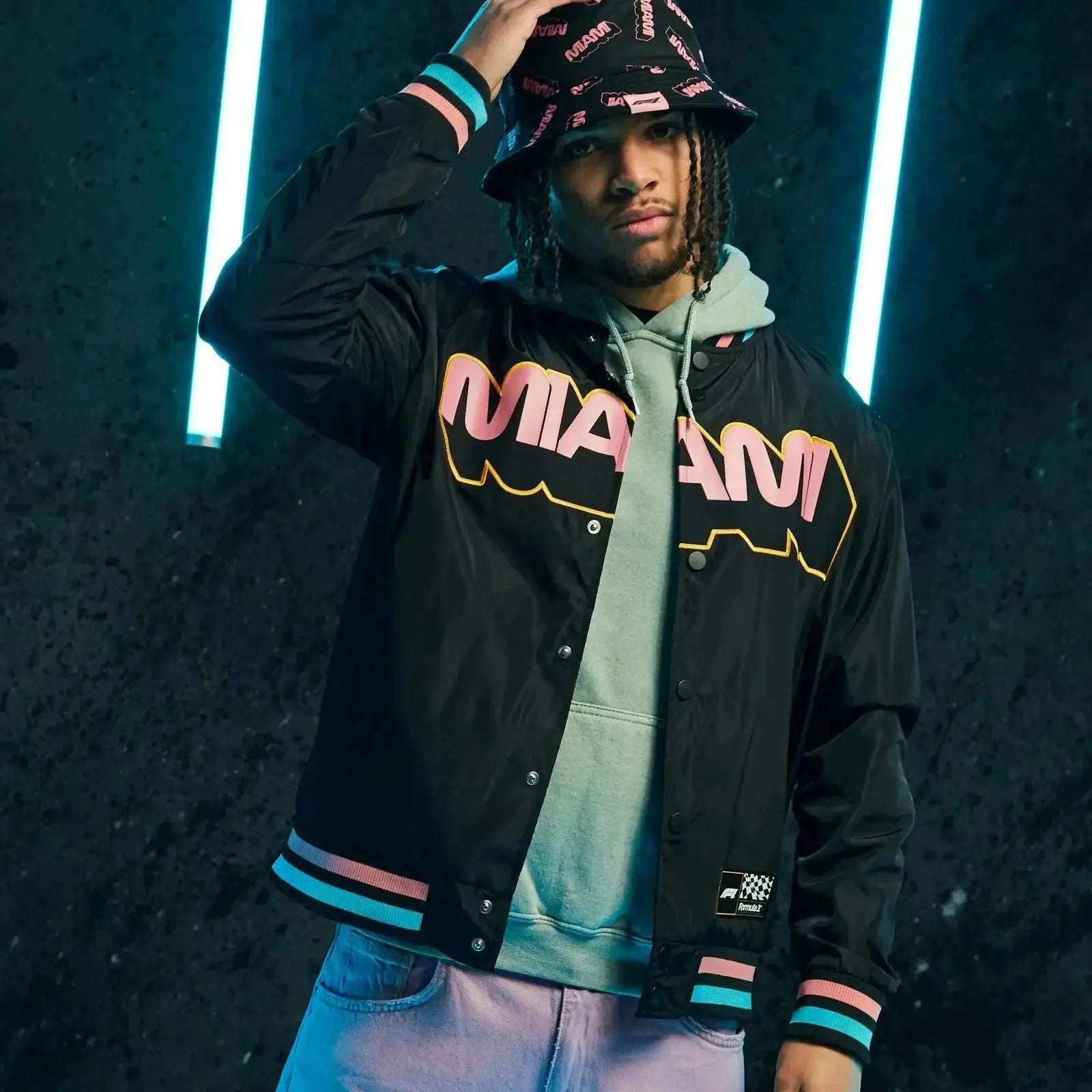 Formula 1 Miami Sateen Jacket | Stylish Lightweight F1 Outerwear image 4