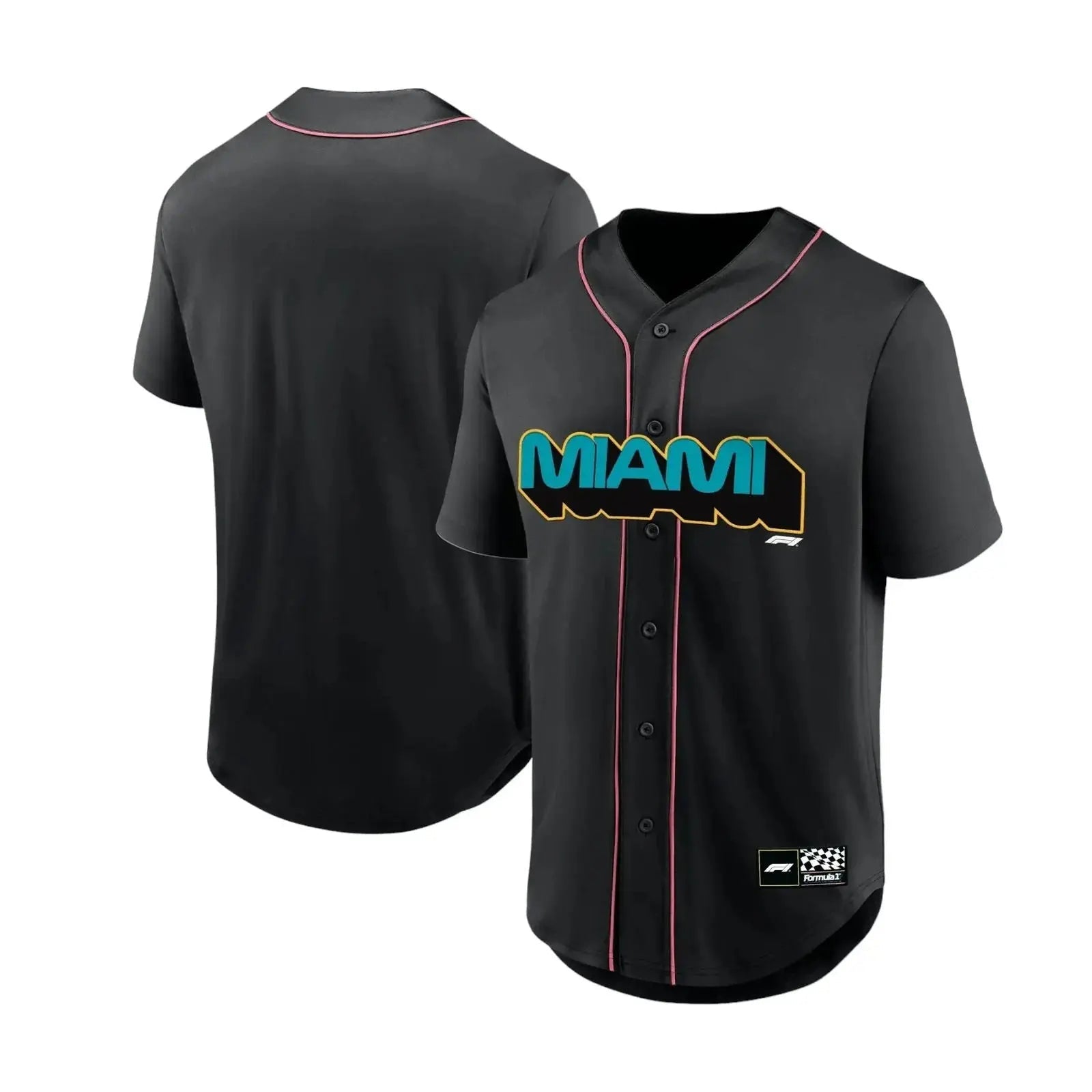 Formula 1 Miami Baseball Jersey | Official Franchise Merchandise image 1