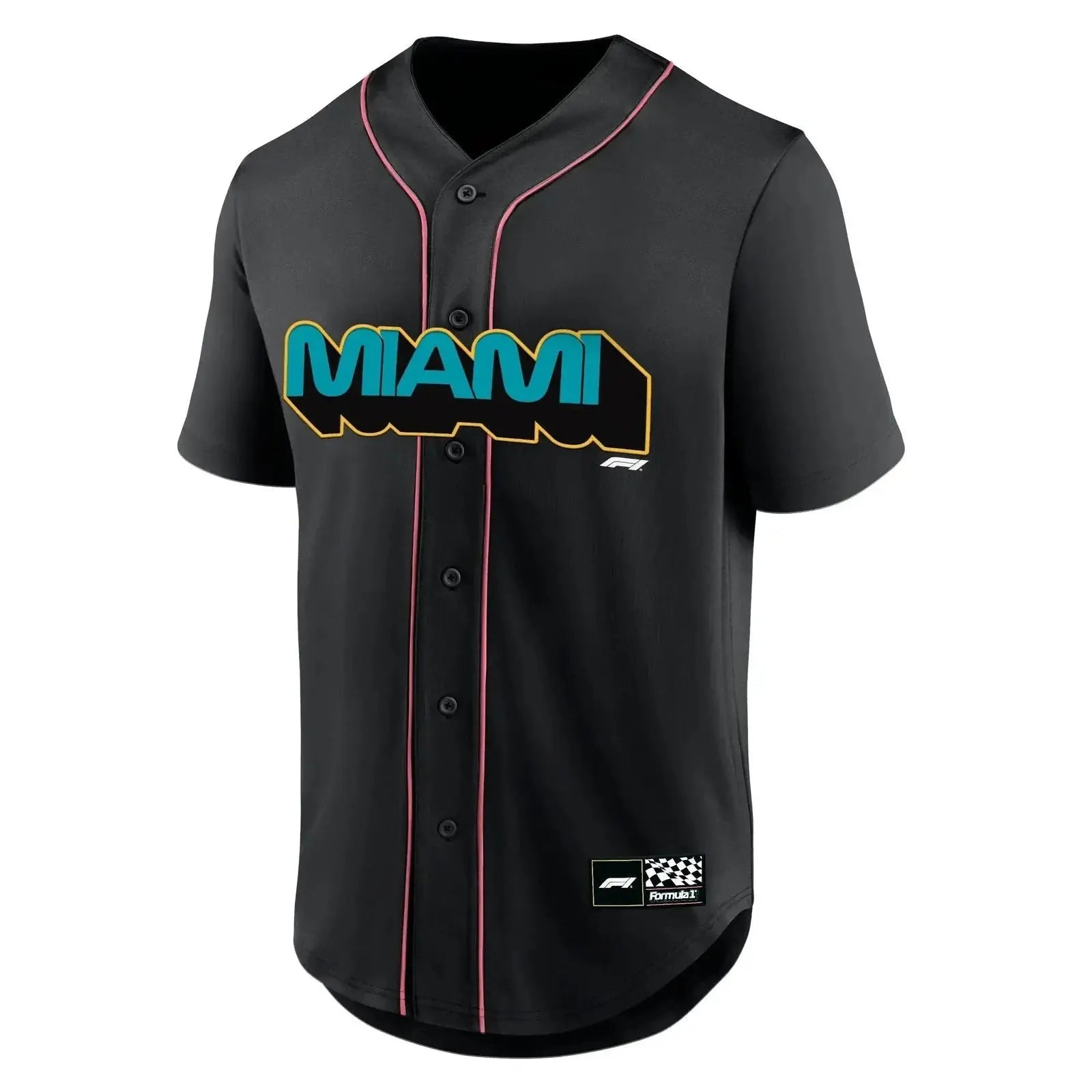 Formula 1 Miami Baseball Jersey | Official Franchise Merchandise image 2