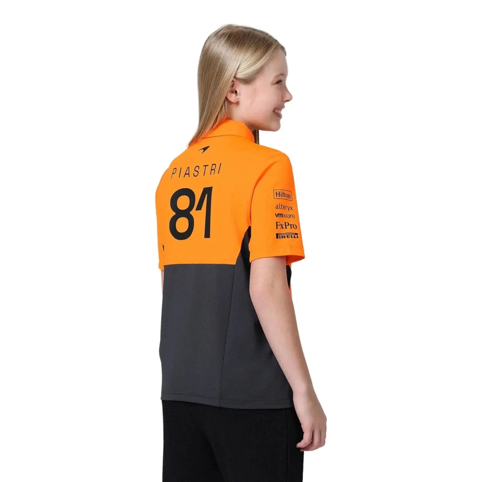 Junior Polo Shirt | Official Oscar Piastri Formula 1 Teamwear image 2
