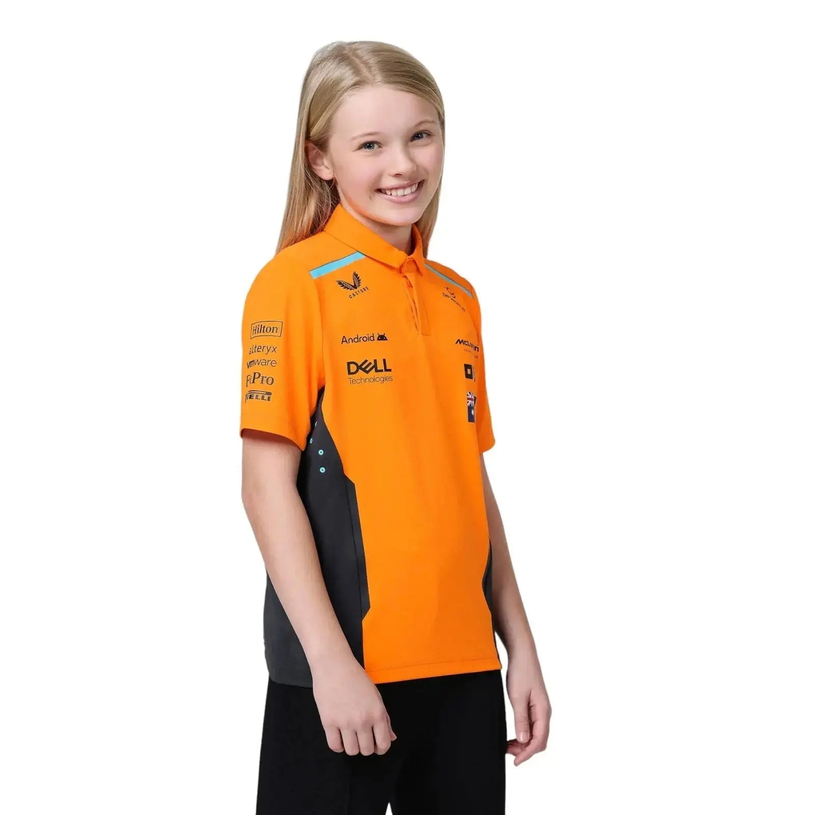 Junior Polo Shirt | Official Oscar Piastri Formula 1 Teamwear image 3