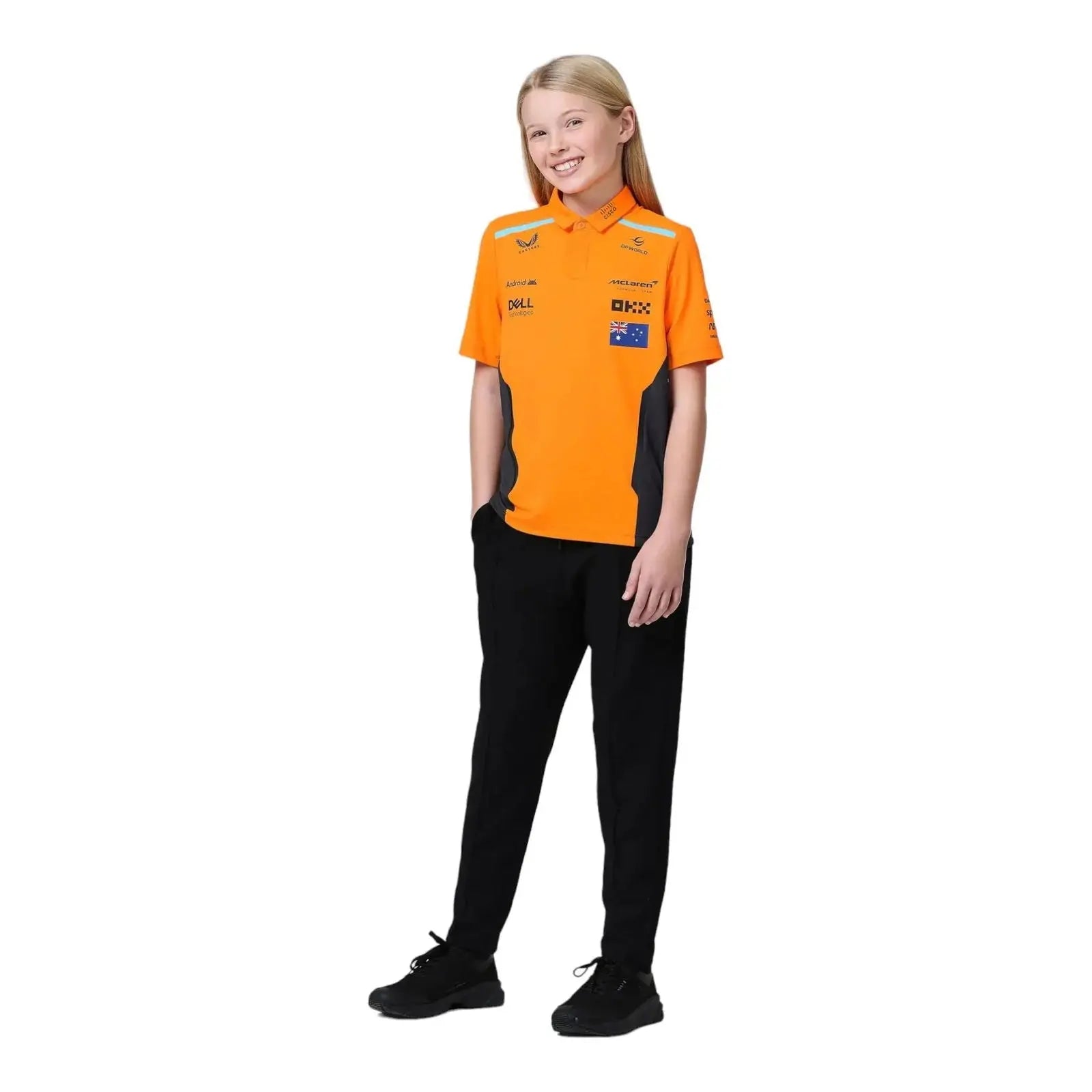 Junior Polo Shirt | Official Oscar Piastri Formula 1 Teamwear image 4