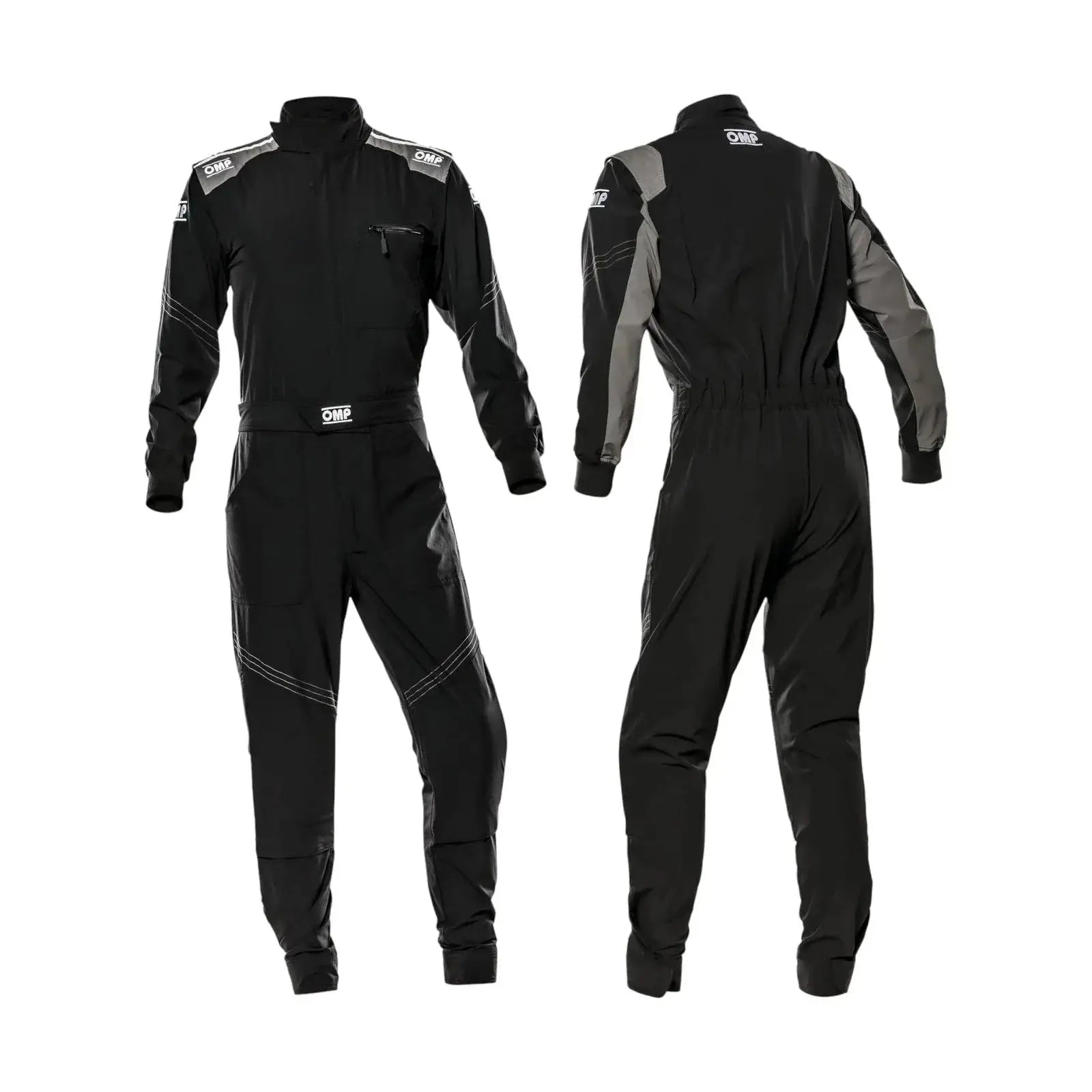 OMP X Mechanic Stretch Overalls | Black High-Performance Workwear image 1