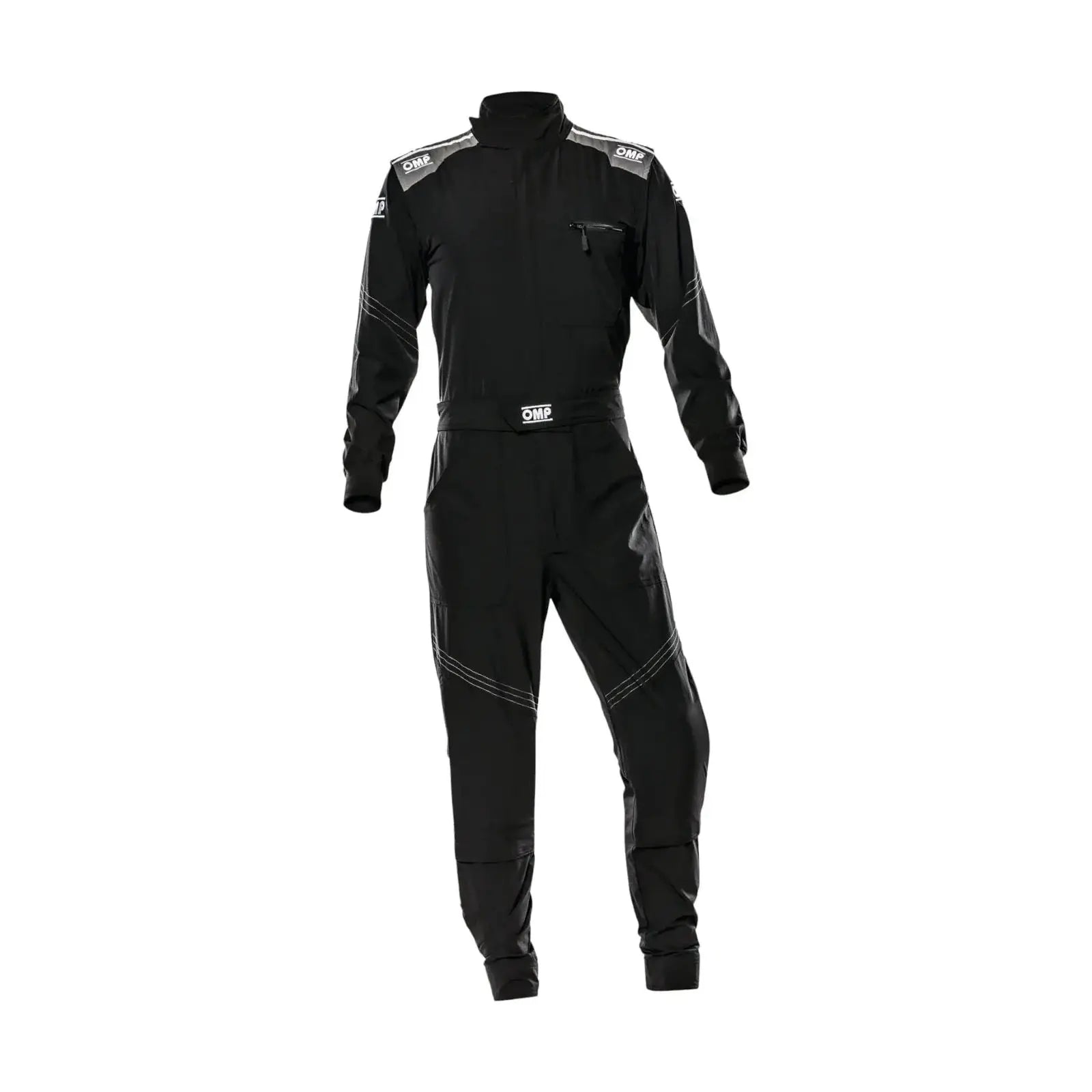 OMP X Mechanic Stretch Overalls | Black High-Performance Workwear image 2