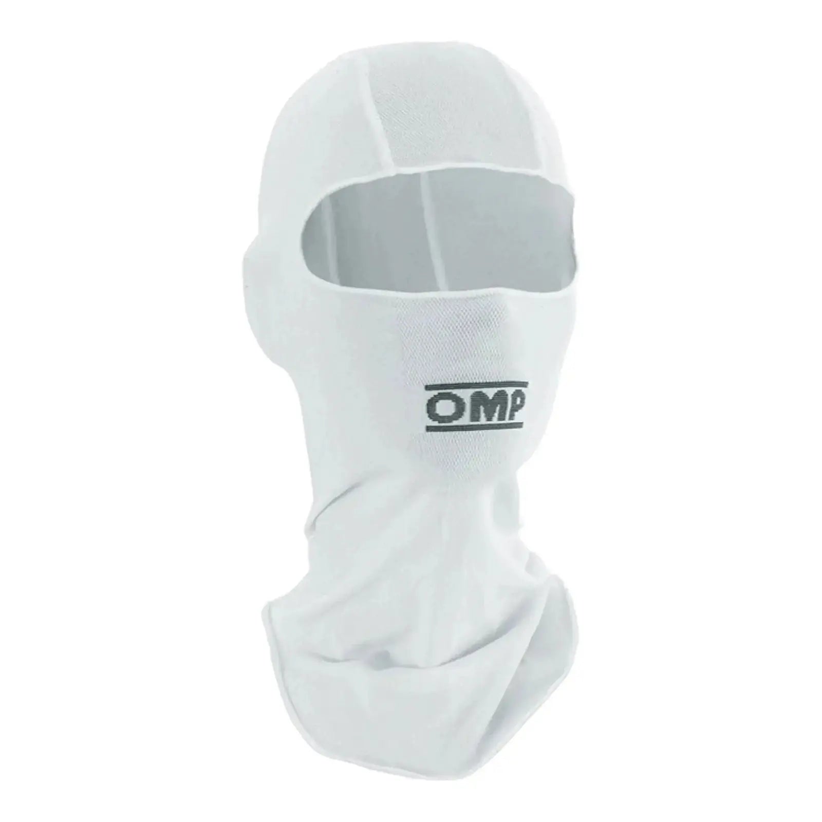 OMP White Balaclava Sottocasco | Comfortable Racing Headwear image 1
