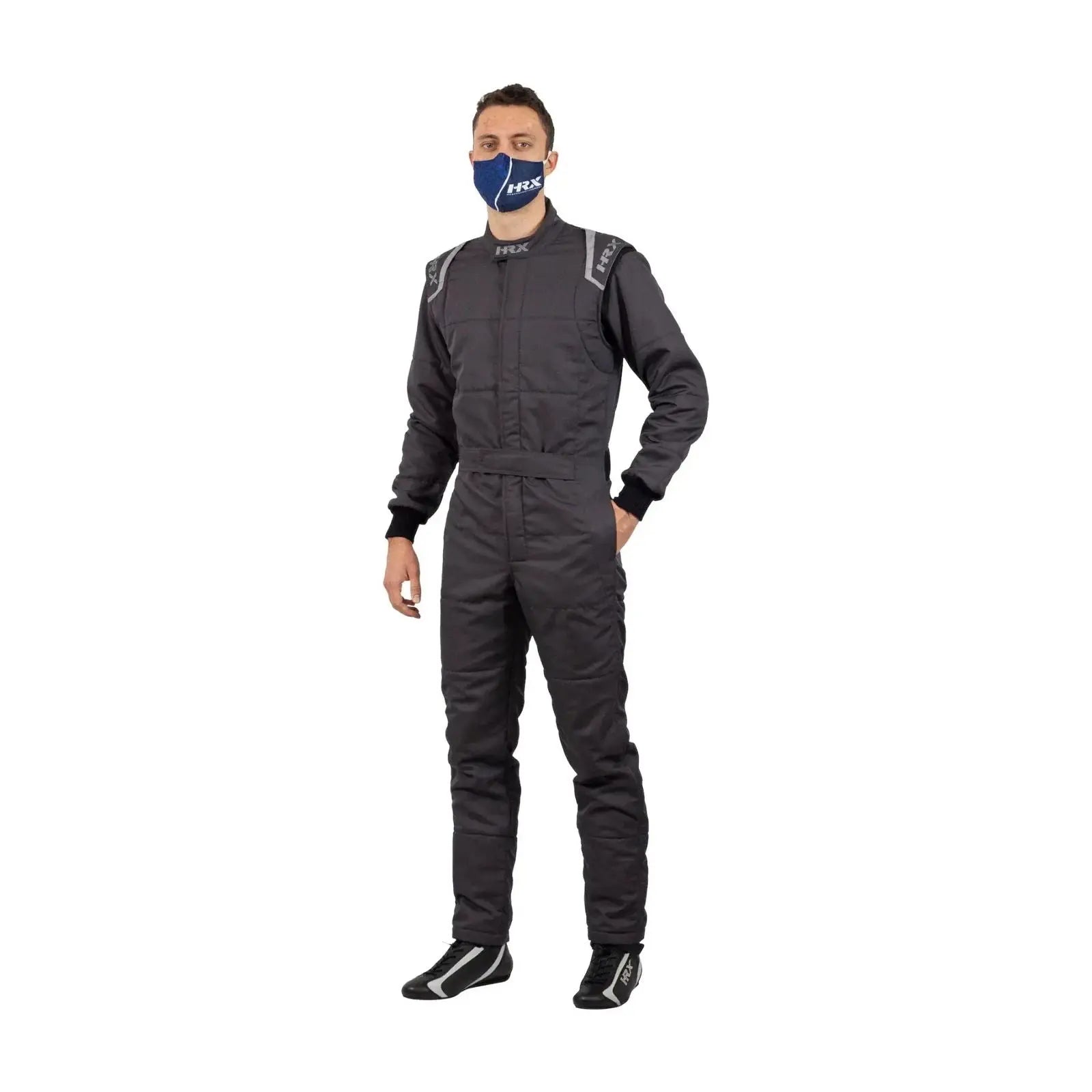 HRX Racer Pro Mechanics Suit | Durable One-Color Workwear image 3