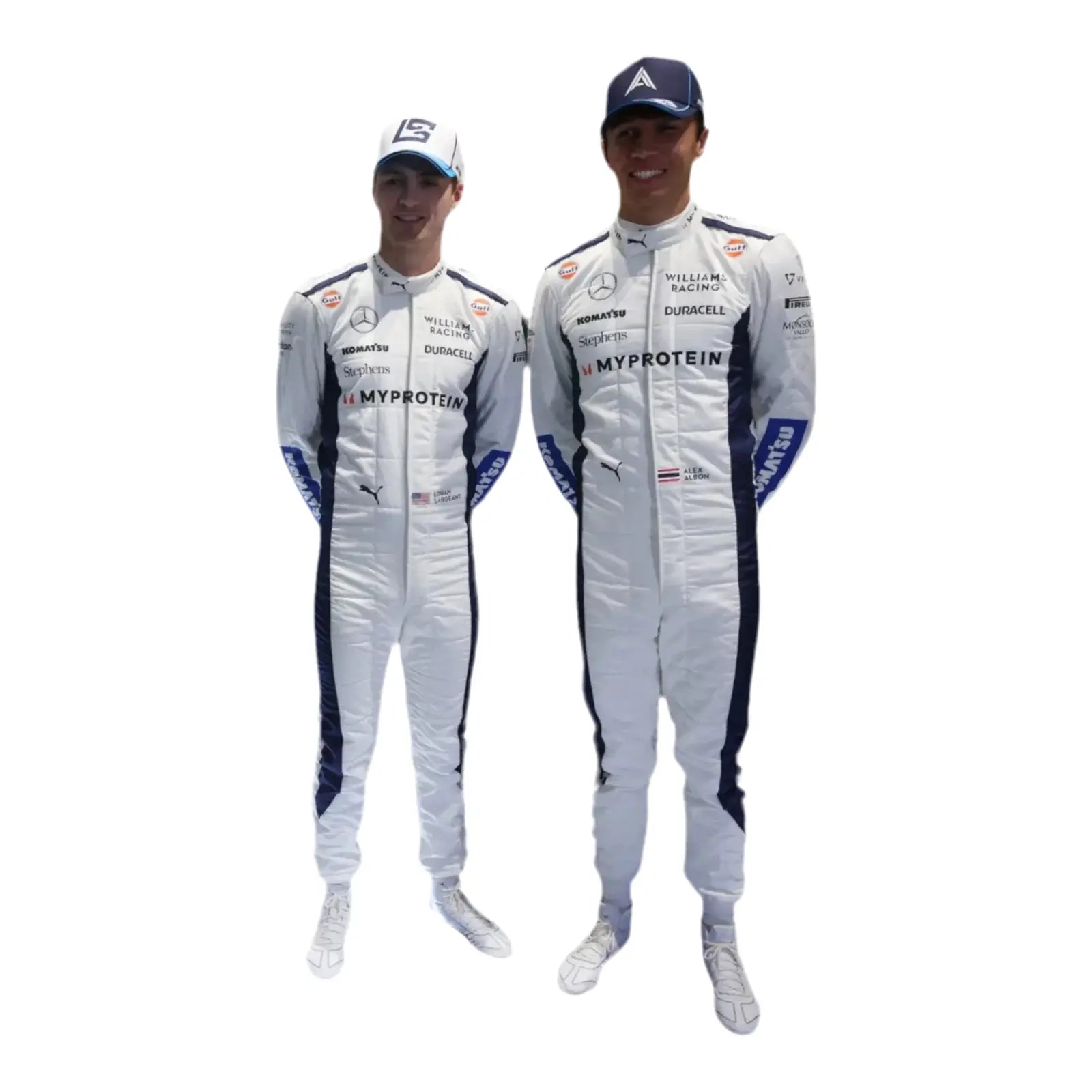 2024 Alex Albon Logan Sargeant Williams F1 Team Race Suit image 1