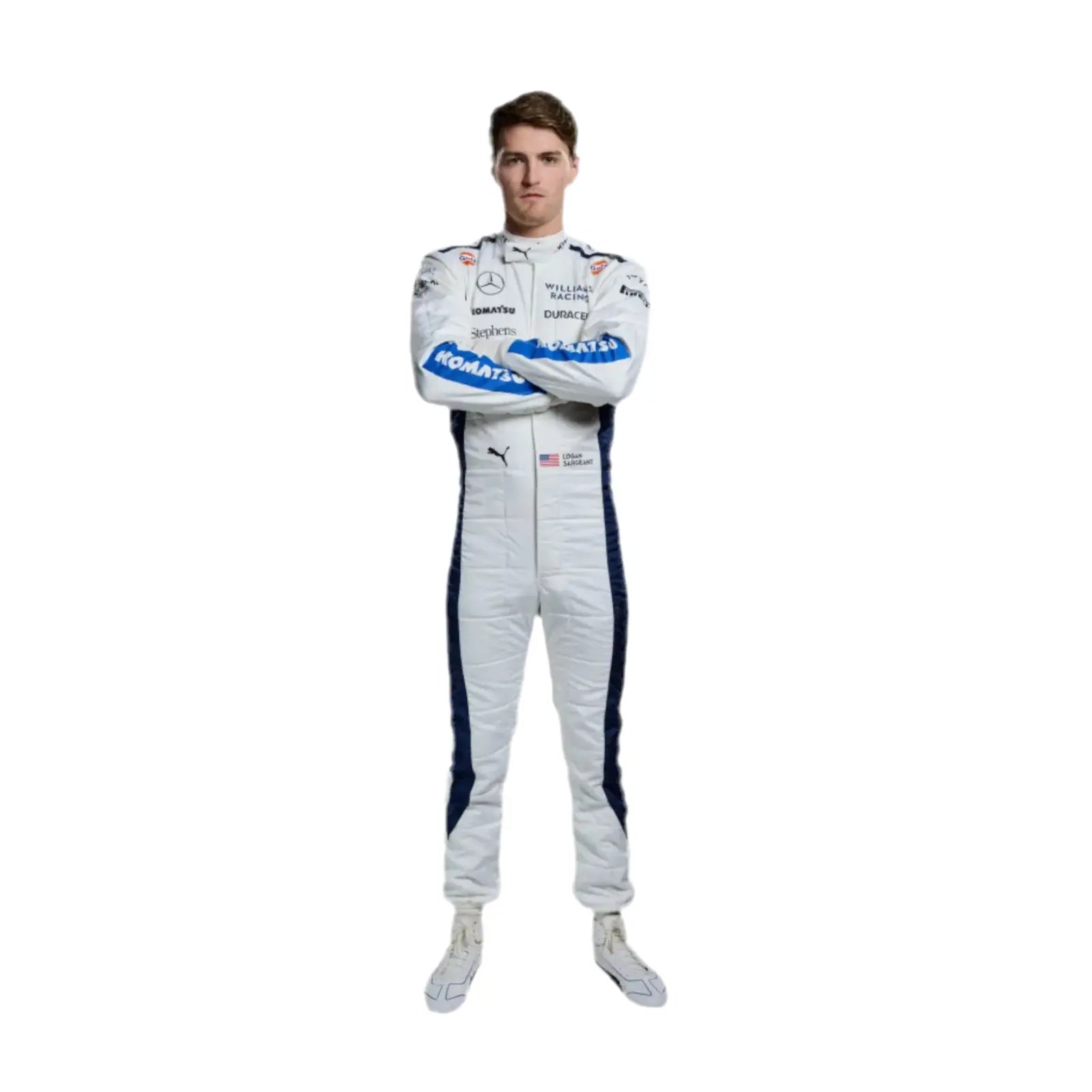 2024 Alex Albon Logan Sargeant Williams F1 Team Race Suit image 2