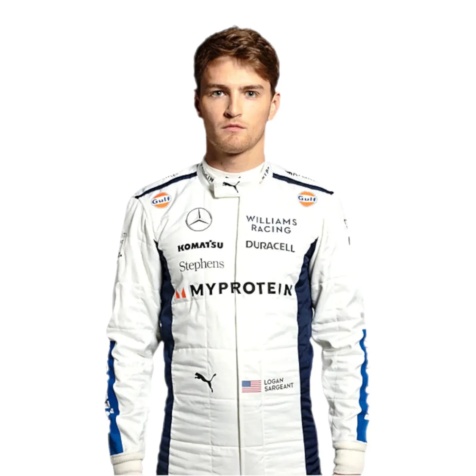 2024 Alex Albon Logan Sargeant Williams F1 Team Race Suit image 4