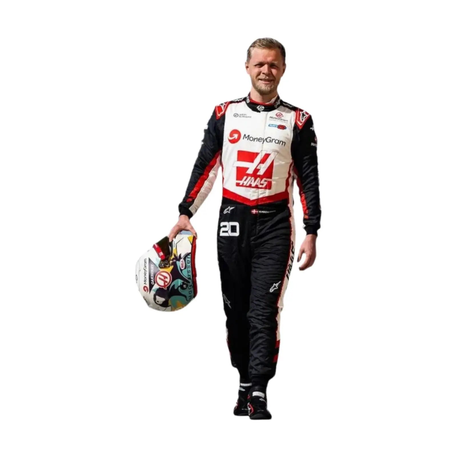 2024 Kevin Magnussen Nico Hulkenberg Haas F1 Team Race Suit image 2