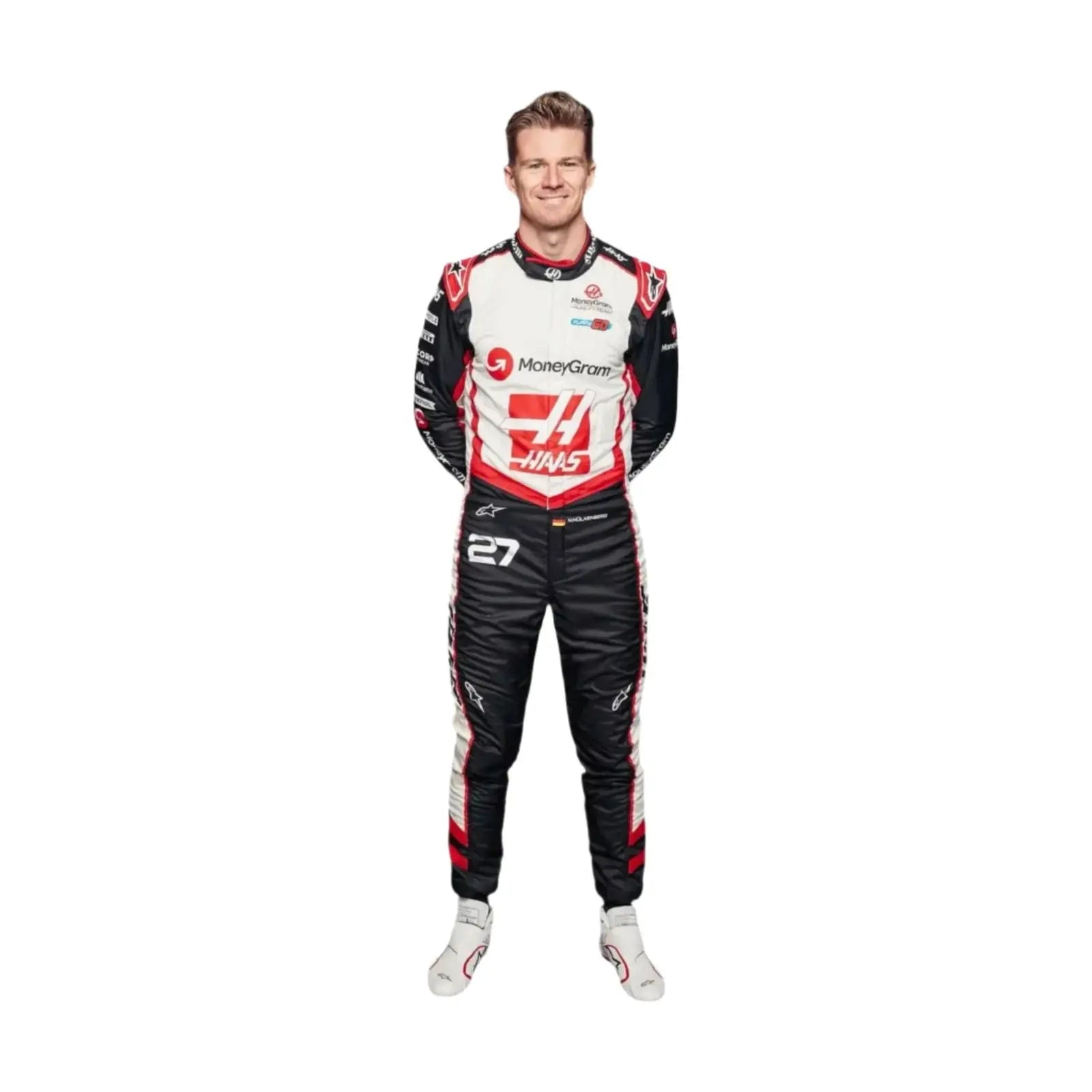 2024 Kevin Magnussen Nico Hulkenberg Haas F1 Team Race Suit image 3