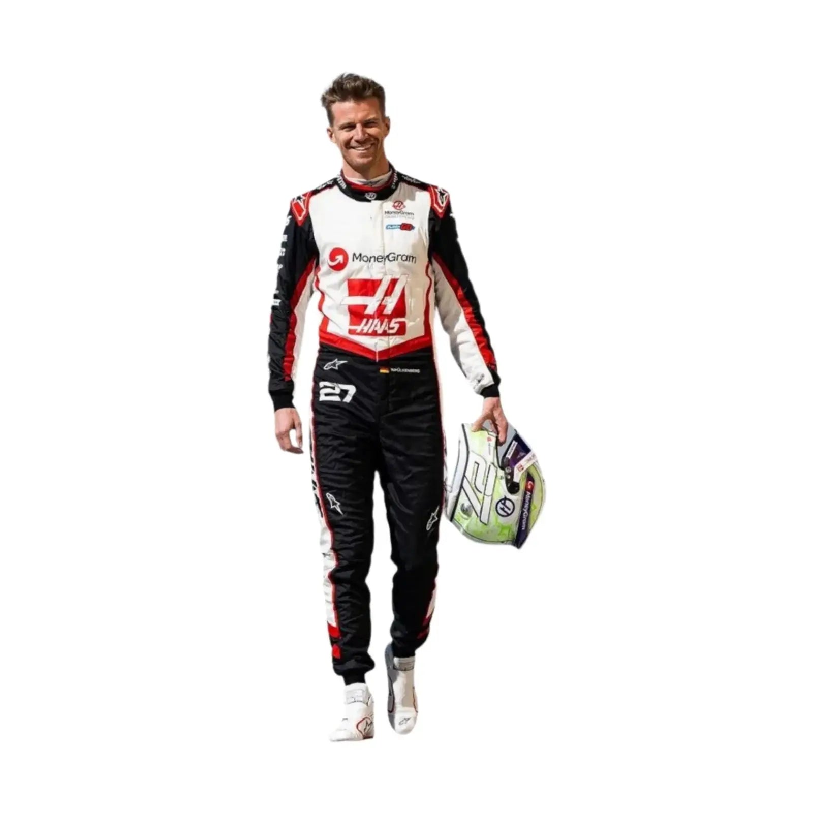 2024 Kevin Magnussen Nico Hulkenberg Haas F1 Team Race Suit image 4
