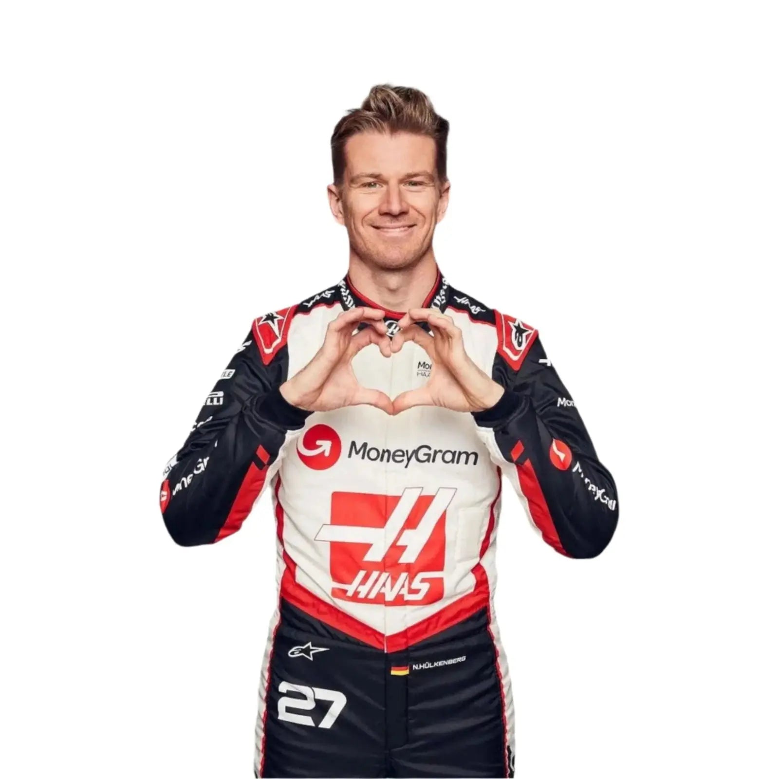 2024 Kevin Magnussen Nico Hulkenberg Haas F1 Team Race Suit image 6