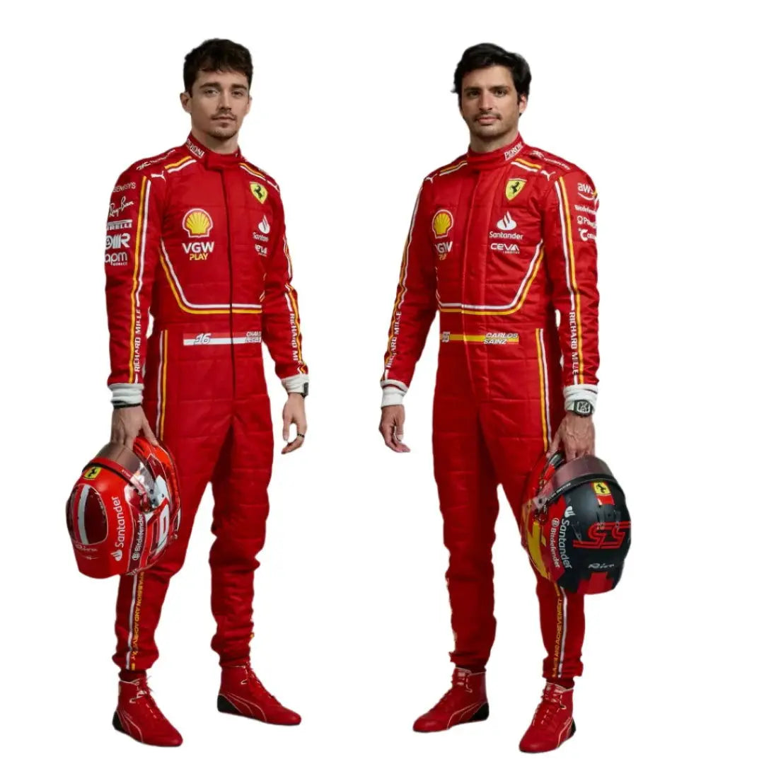 2024 Scuderia Ferrari Replica Race Suit | replica-inspired team gear image 1