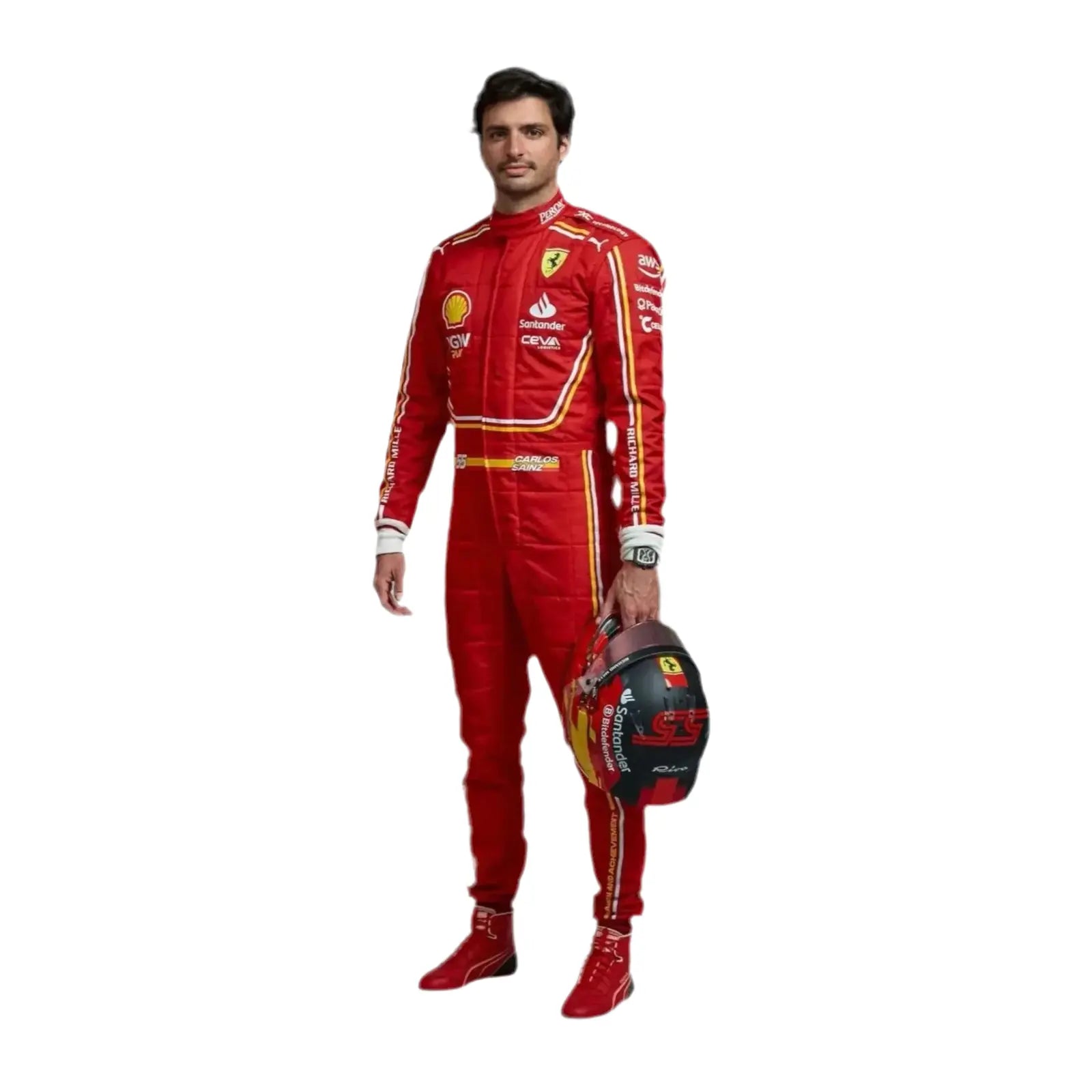 2024 Scuderia Ferrari Replica Race Suit | replica-inspired team gear image 10