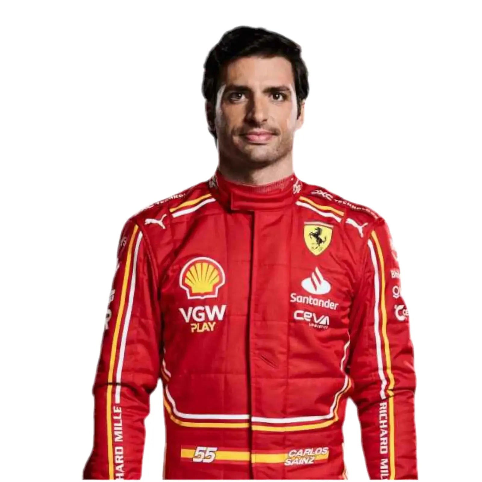 2024 Scuderia Ferrari Replica Race Suit | replica-inspired team gear image 11