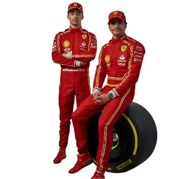 2024 Scuderia Ferrari Replica Race Suit | replica-inspired team gear image 2