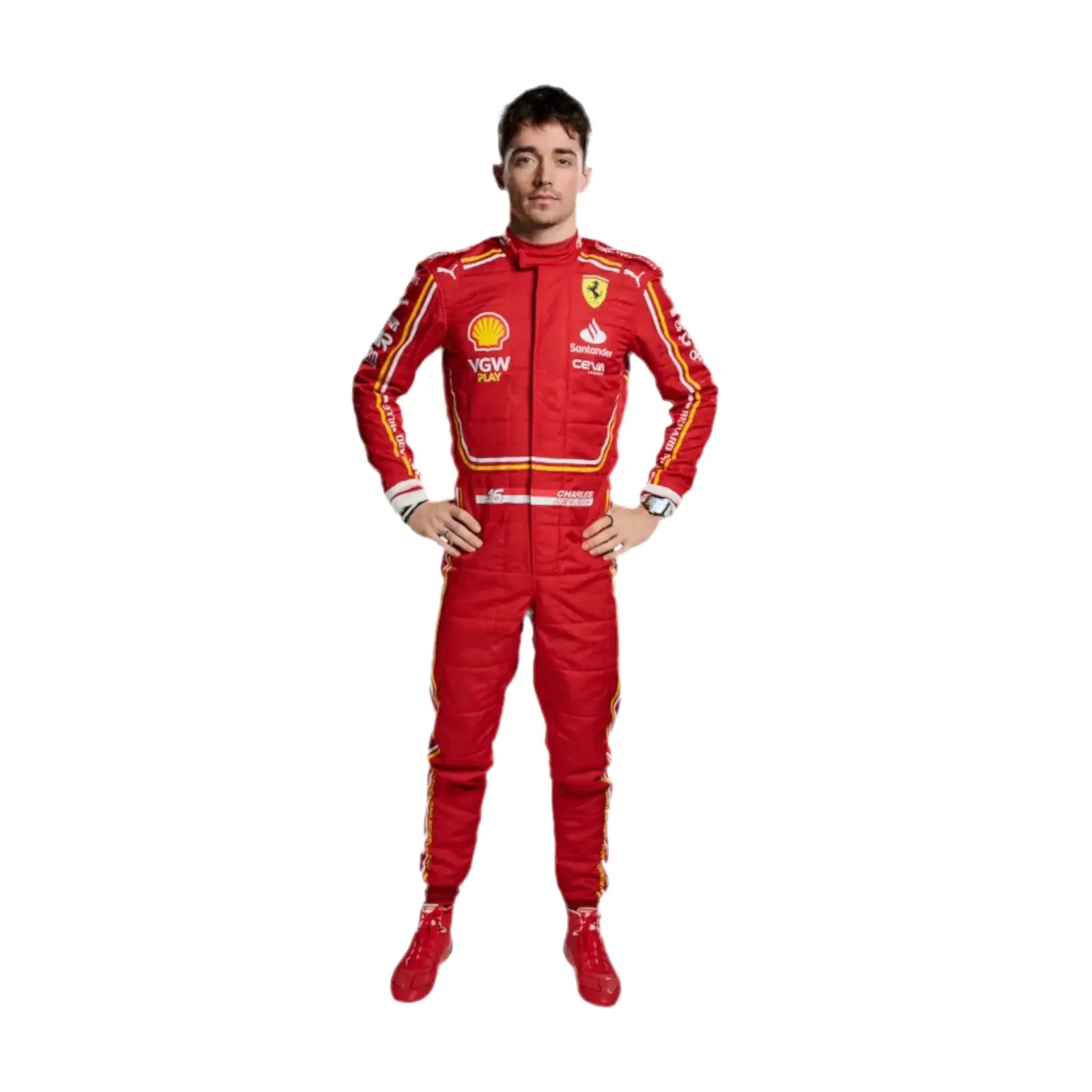 2024 Scuderia Ferrari Replica Race Suit | replica-inspired team gear image 3