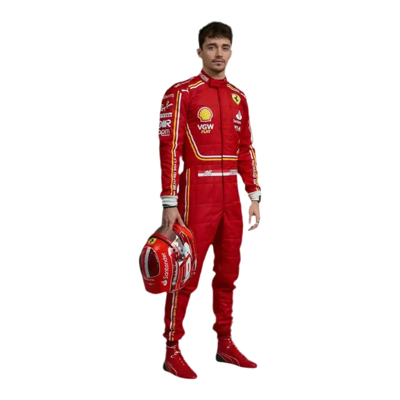 2024 Scuderia Ferrari Replica Race Suit | replica-inspired team gear image 5