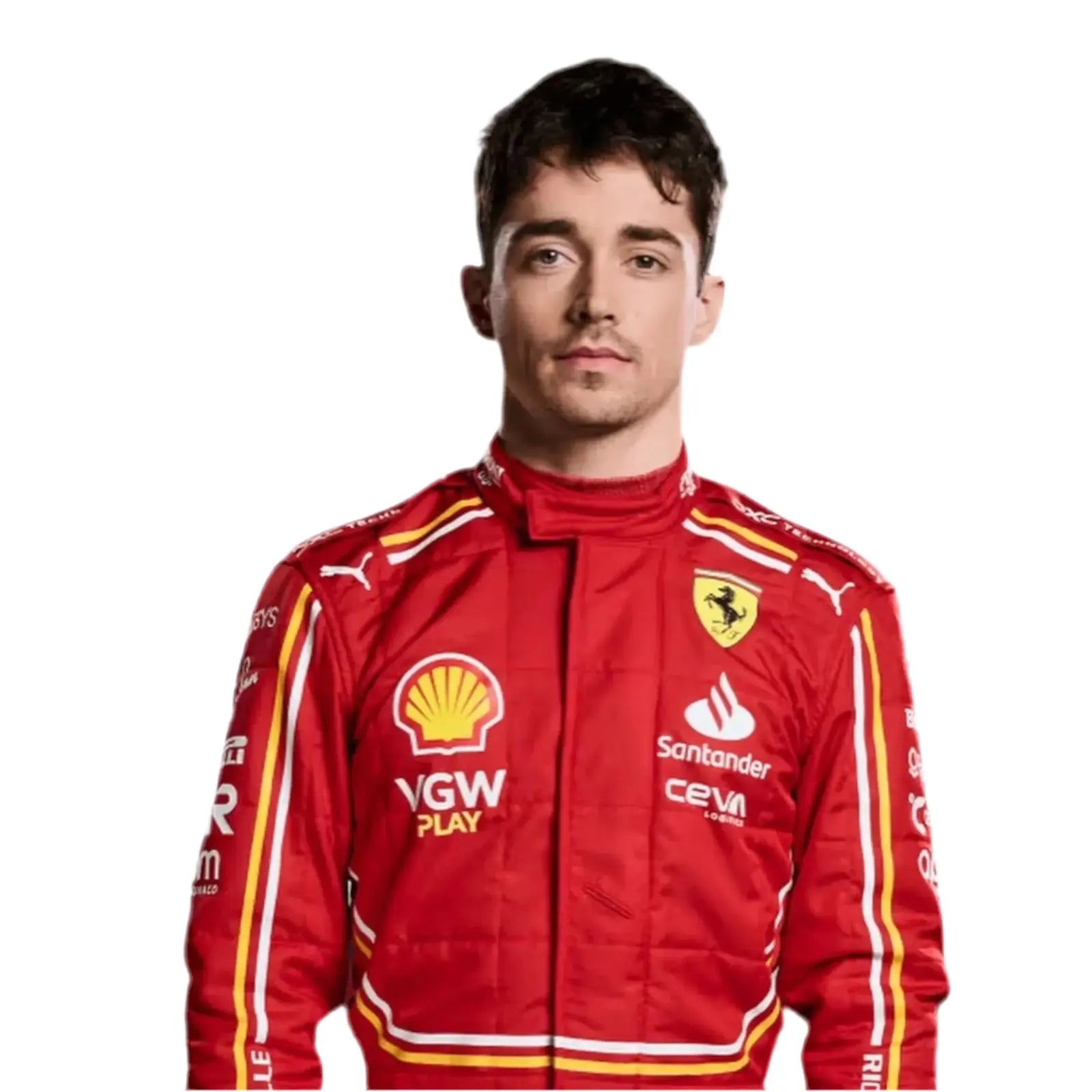 2024 Scuderia Ferrari Replica Race Suit | replica-inspired team gear image 6
