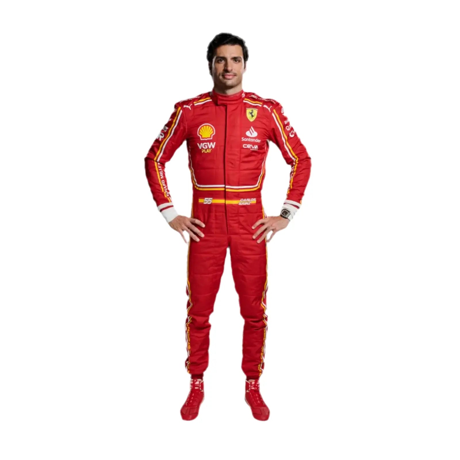 2024 Scuderia Ferrari Replica Race Suit | replica-inspired team gear image 8