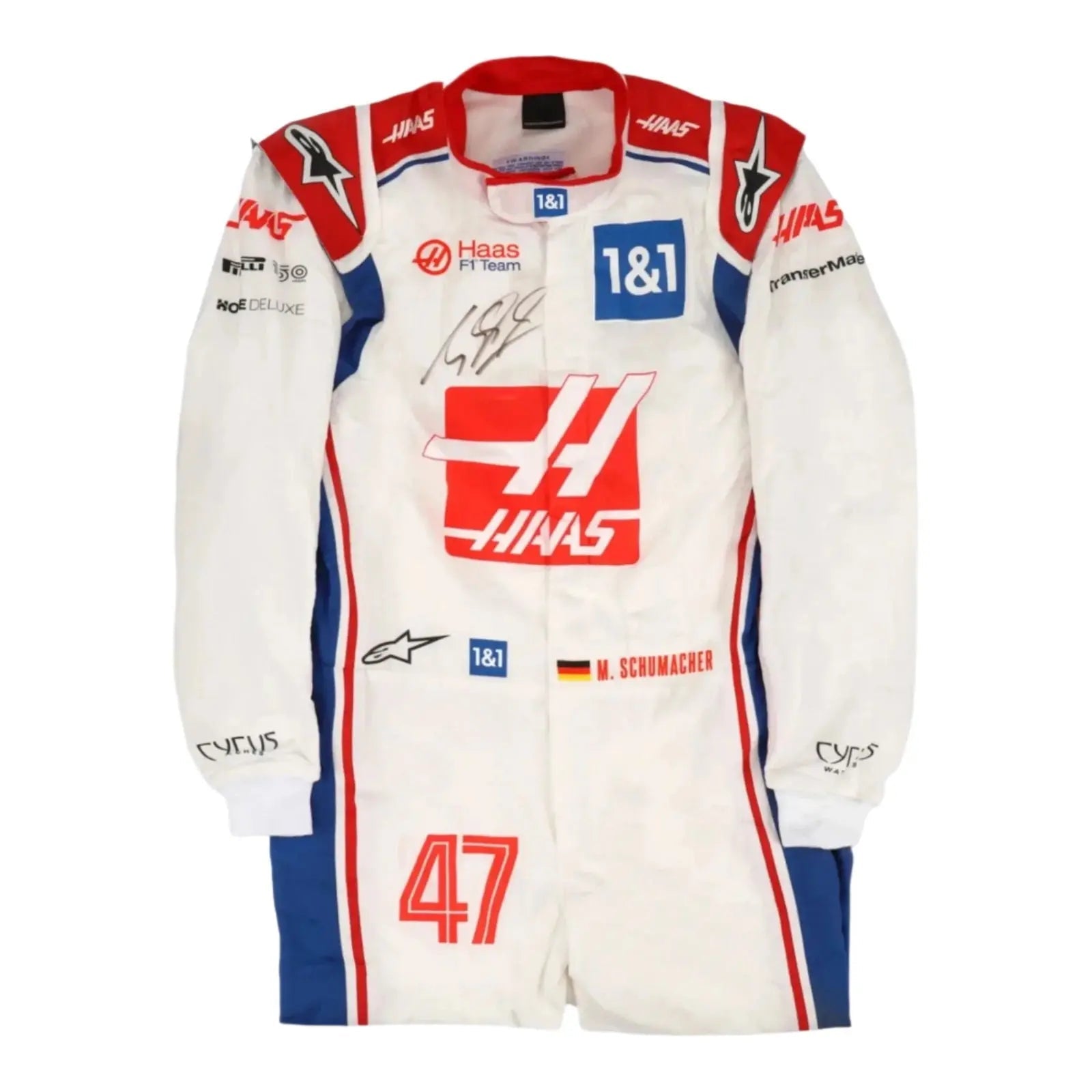 2022 Mick Schumacher Haas F1 Team Replica Race Suit image 1