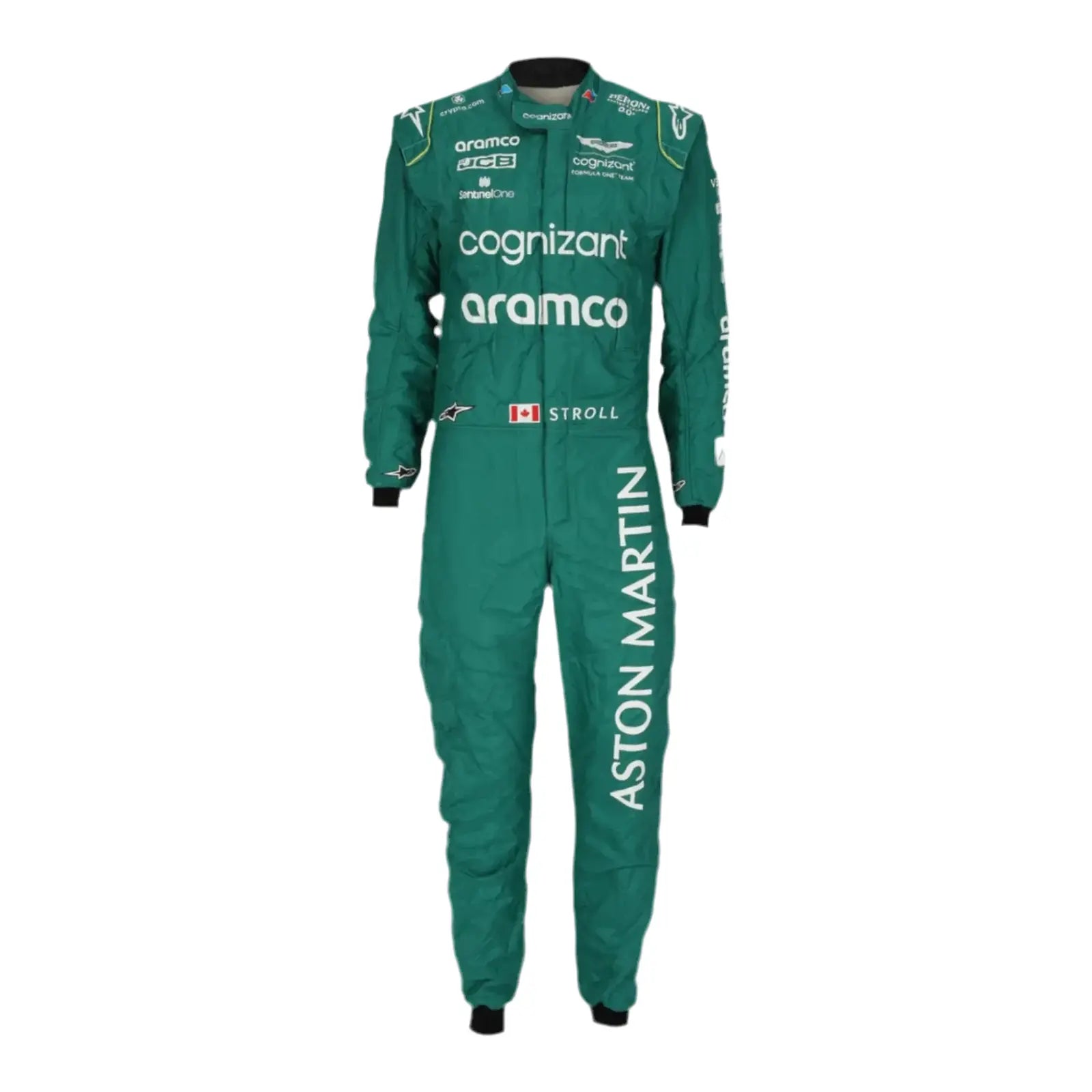 2023 Lance Stroll Aston Martin F1 Race Suit - São Paulo GP image 1