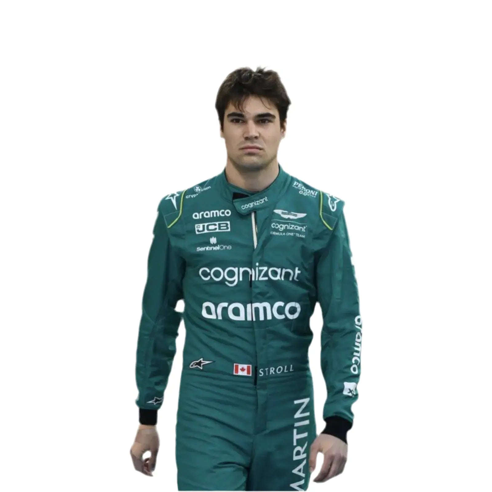 2023 Lance Stroll Aston Martin F1 Race Suit - São Paulo GP image 3