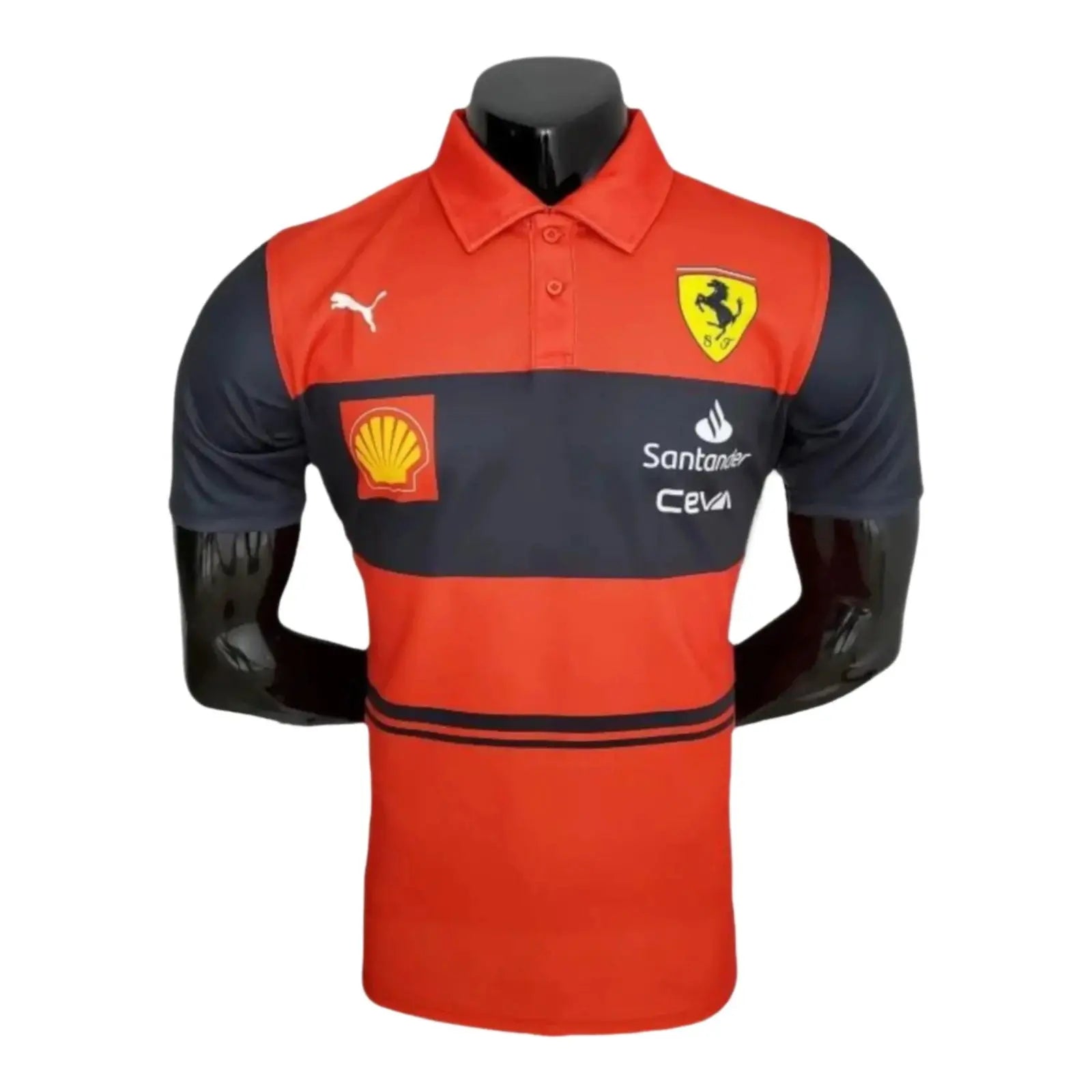 2022 New Ferrari F1 Racing Polo Shirt image 1