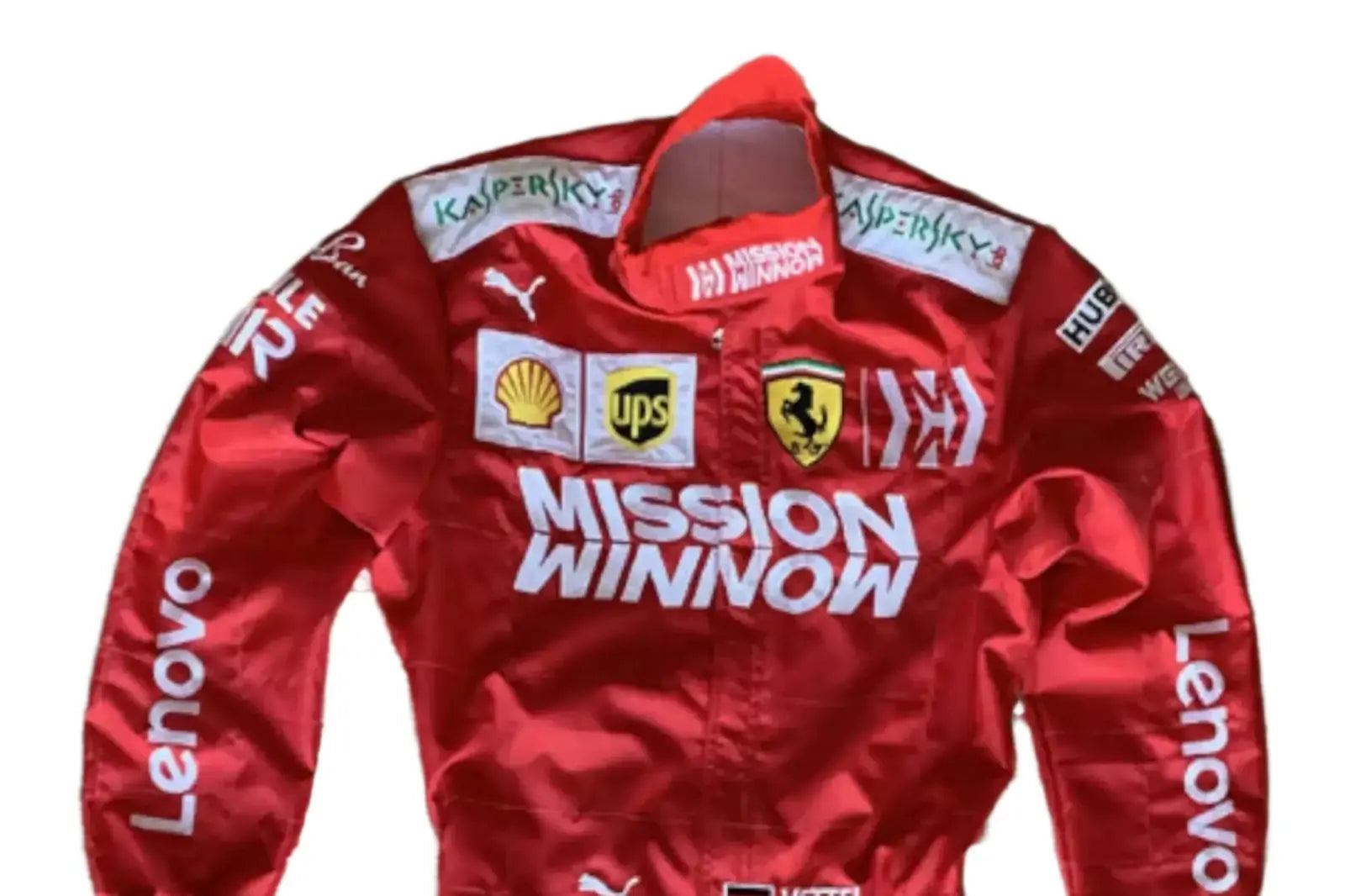 Sebastian Vettel Ferrari Mission Winnow F1 Embroidered Racing Suit image 2