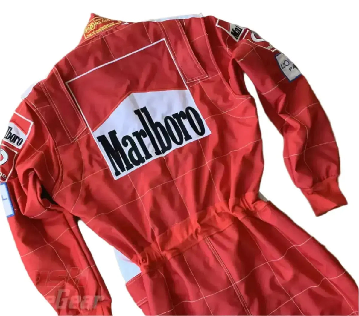 Michael Schumacher Ferrari F1 Embroidered Racing Suit image 4