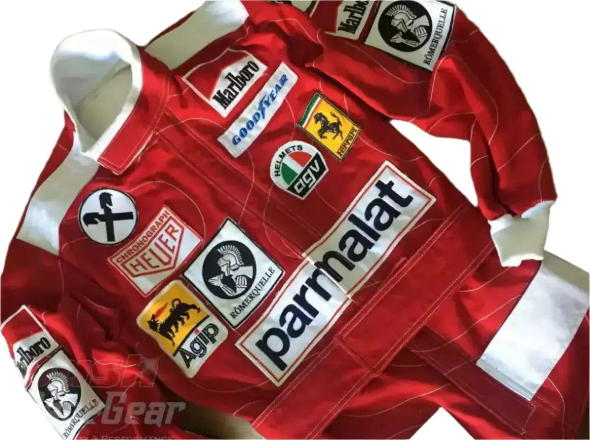 Niki Lauda 1976 Ferrari F1 Embroidered Racing suit image 2