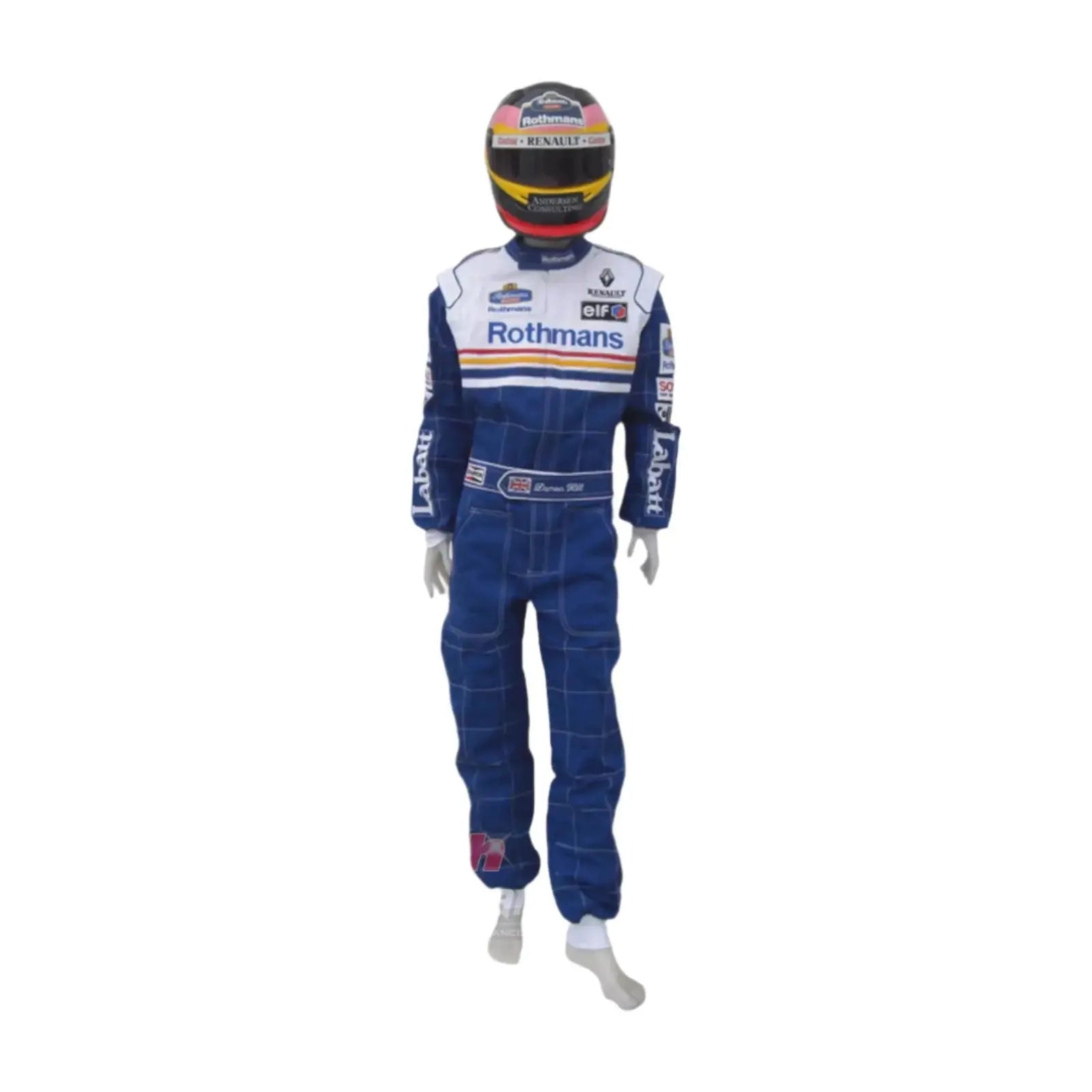 Damon Hill 1997 Williams F1 Embroidered Racing Suit image 1