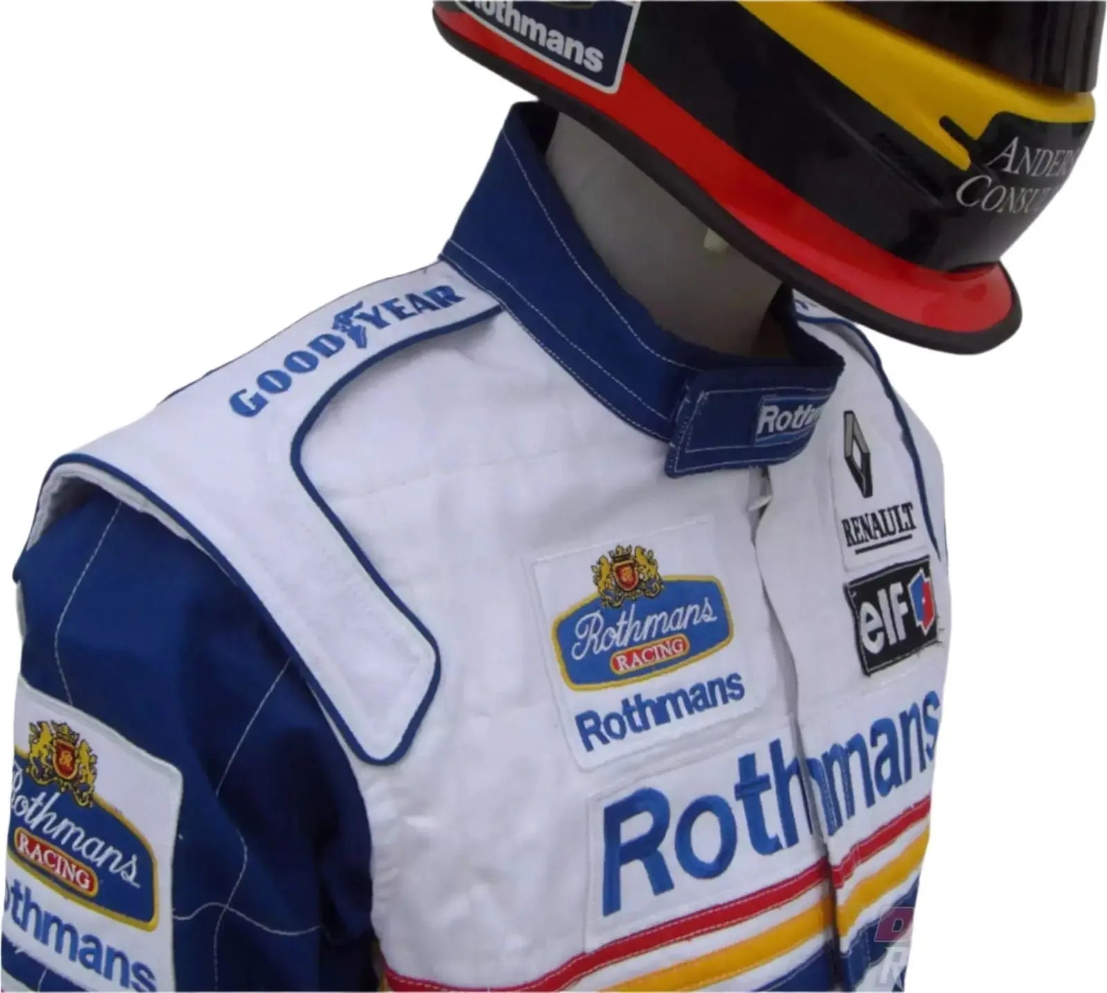 Damon Hill 1997 Williams F1 Embroidered Racing Suit image 6