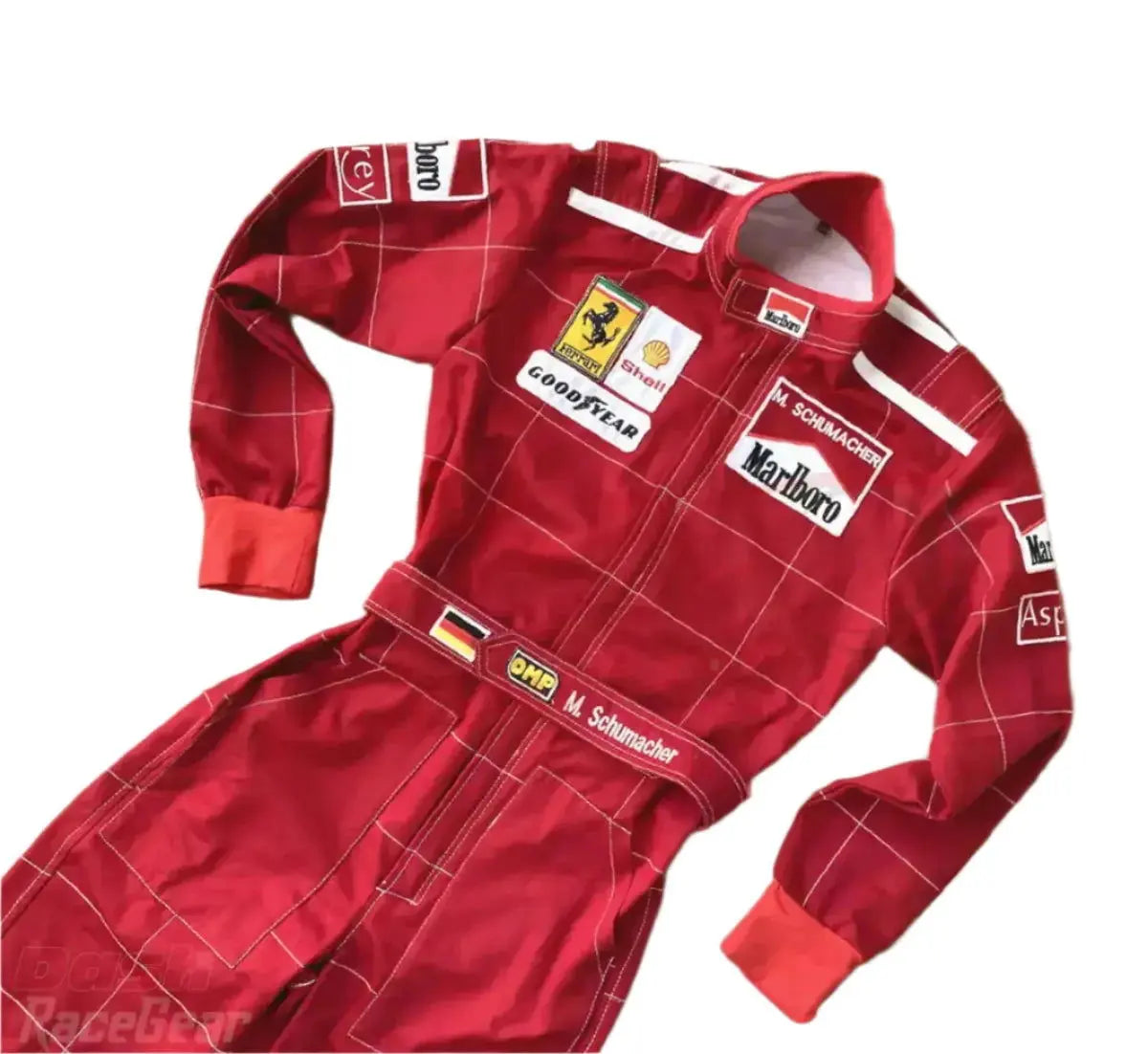 Michael Schumacher 1996 Ferrari F1 Embroidered Racing Suit image 3