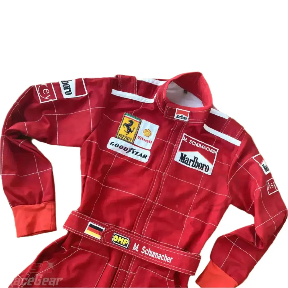 Michael Schumacher 1996 Ferrari F1 Embroidered Racing Suit image 7