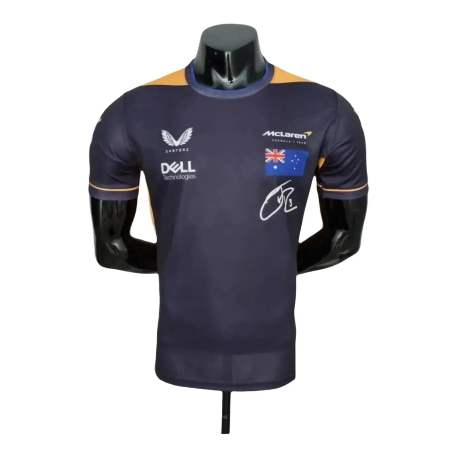 2022 McLaren Daniel Ricciardo Crew Neck F1 T-Shirt image 1