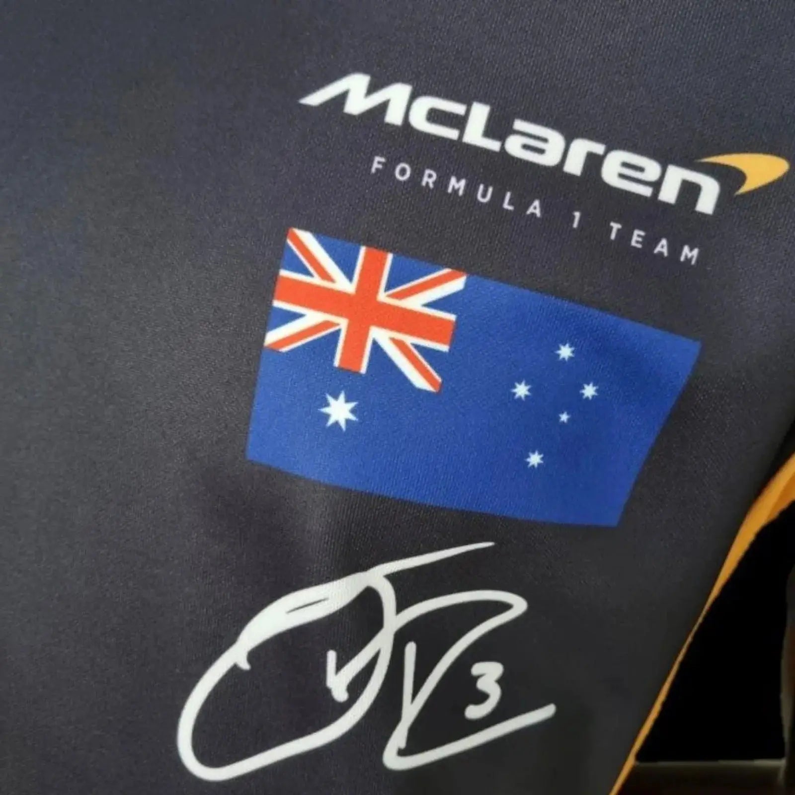 2022 McLaren Daniel Ricciardo Crew Neck F1 T-Shirt image 6