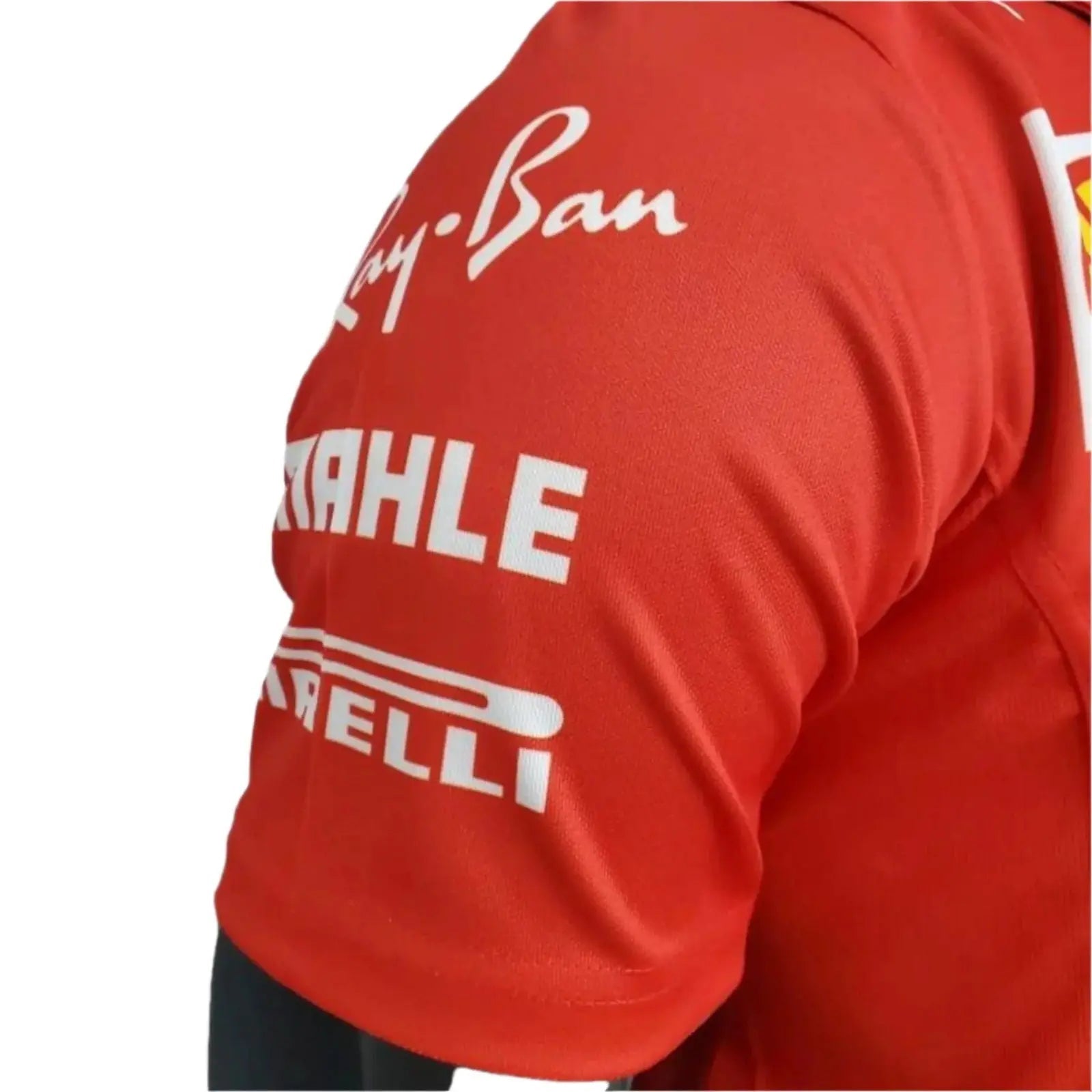 2021 Ferrari Formula One Racing Polo Zipper Shirt image 4