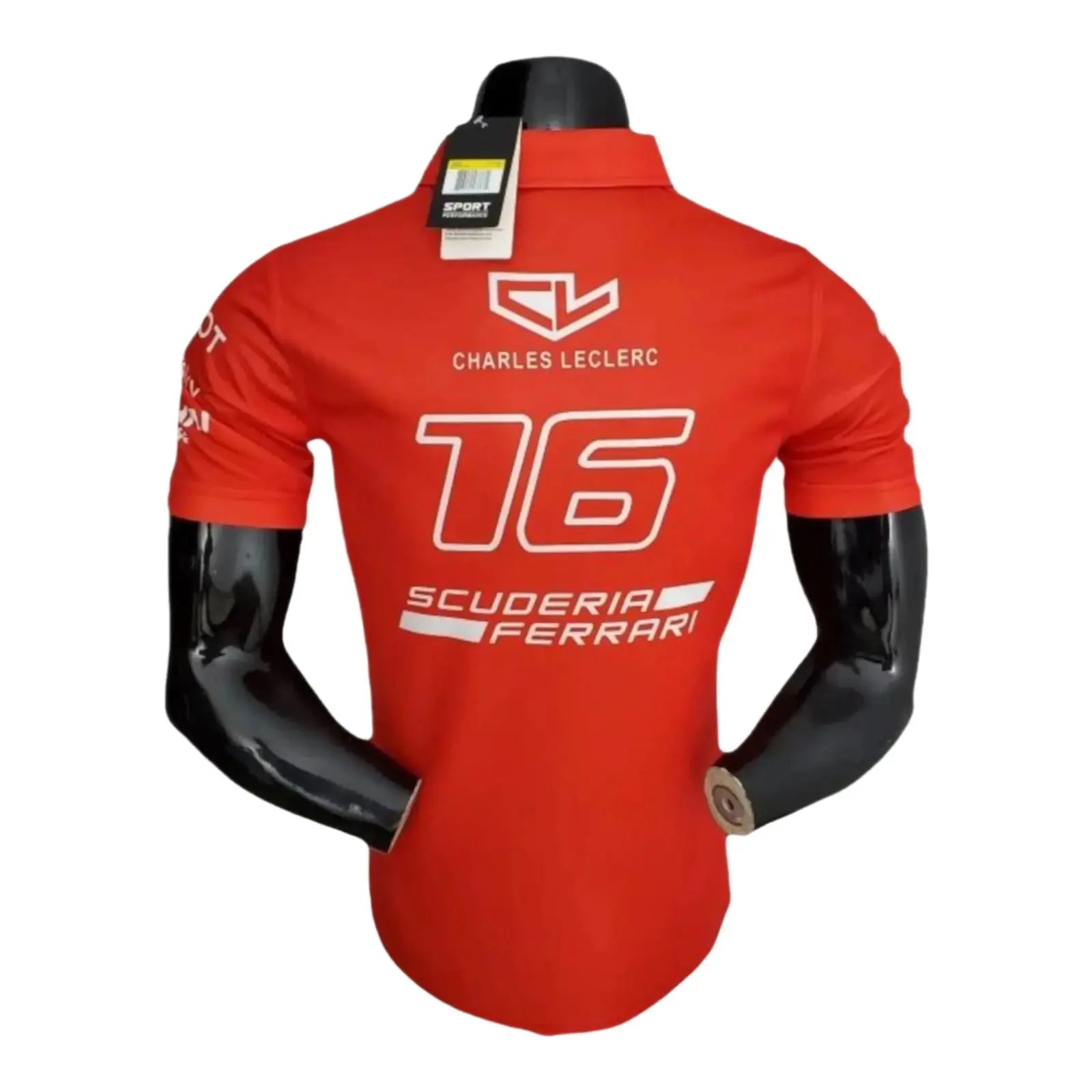 2022 Ferrari Charles Leclerc F1 Polo Shirt image 2