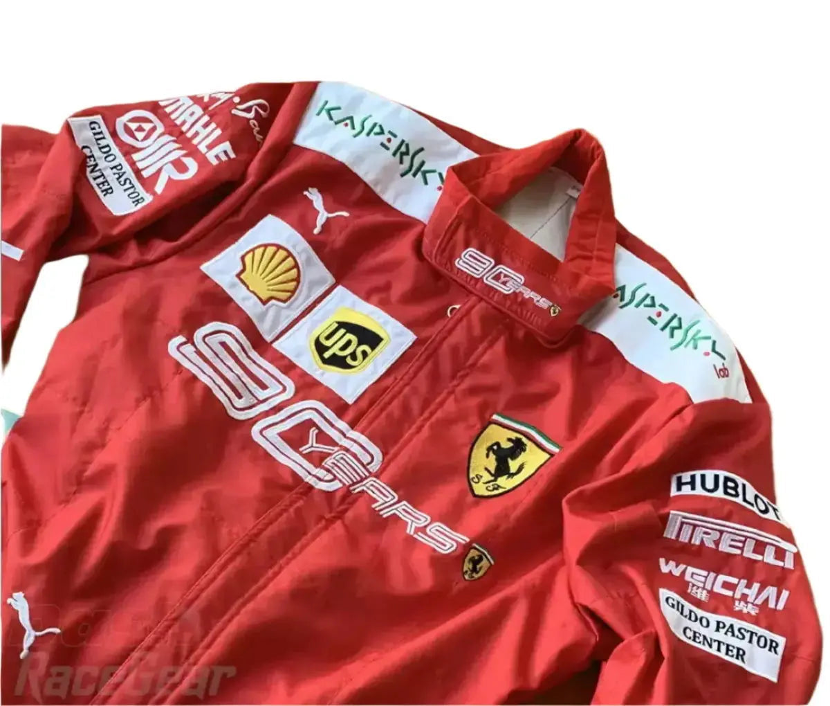 2019 Charles Leclerc Scuderia Ferrari 90 Years Embroided Racing Suit image 6