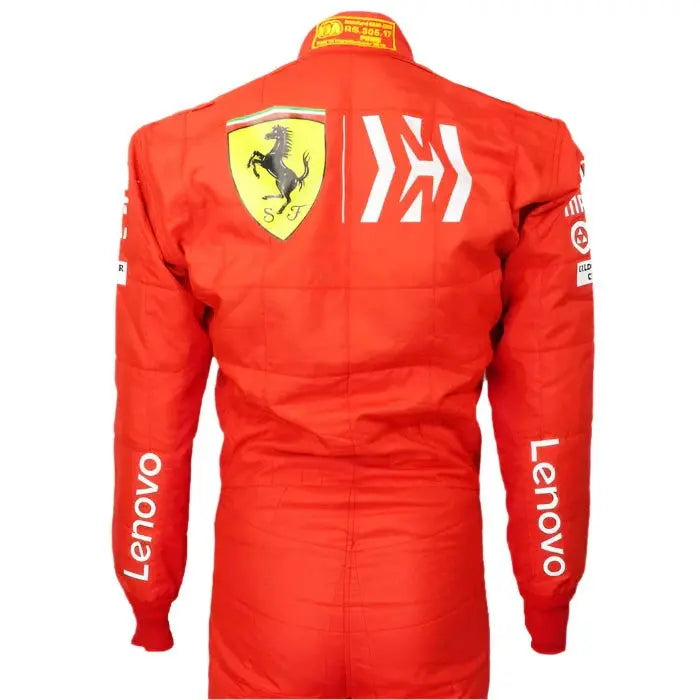 2019 Charles Leclerc Ferrari Mission Winnow F1 Embroidered Racing Suit image 3