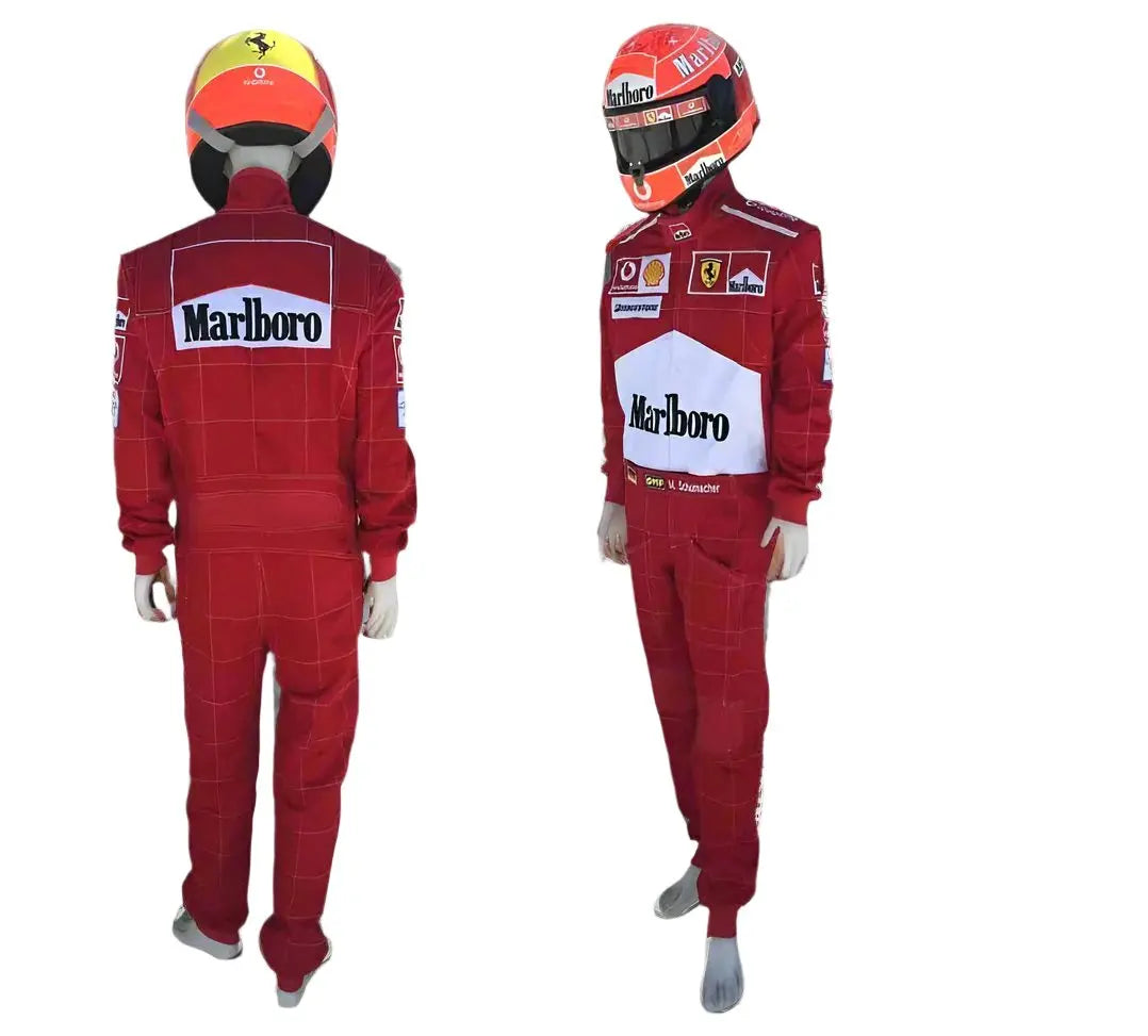 2004 Michael Schumacher Ferrari F1 Embroidered Racing Suit image 3