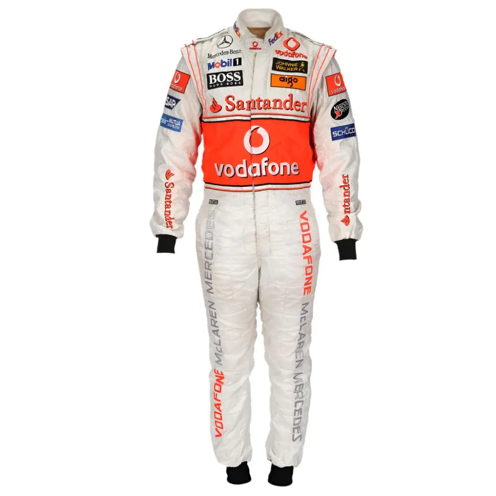 2007 Fernando Alonso McLaren F1 Embroidered Racing Suit image 1